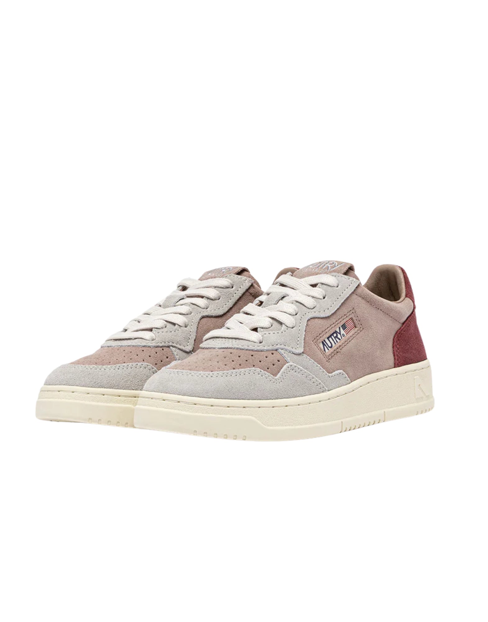 Medalist low Tric/Suede Nuvola/Borgogna