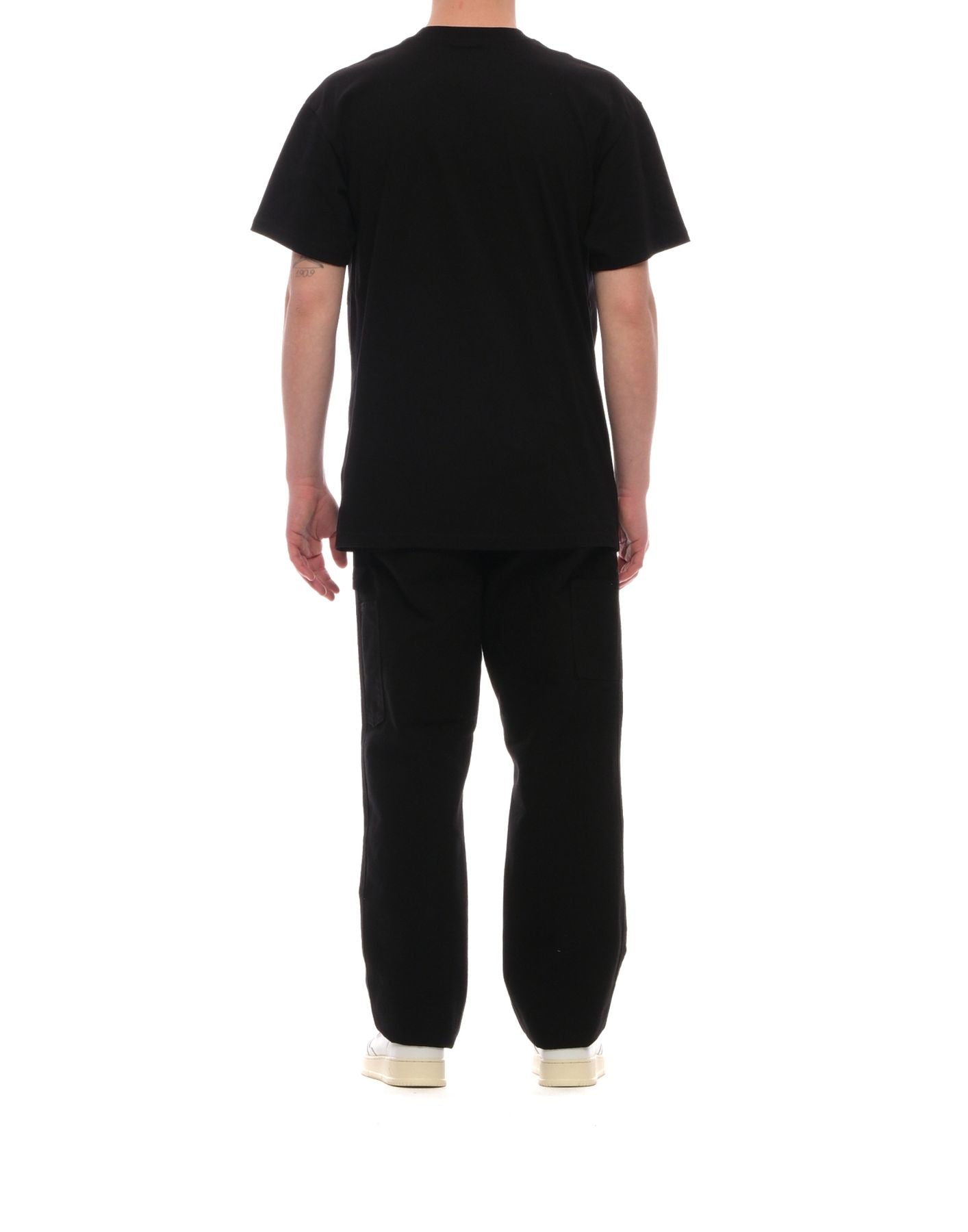 T-shirt man I032128 1V2XX POCKET HEART BLACK CARHARTT WIP