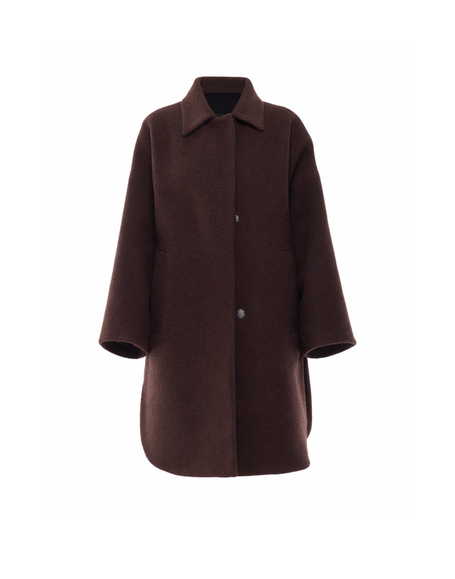 I742 0912 BROWN COAT MONTELEONE - Cappotti - Hevo