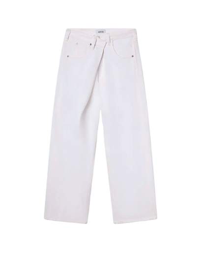 A241 1183 MSHAK WHITE MILKSHAKE PANTS - Pantaloni - Agolde