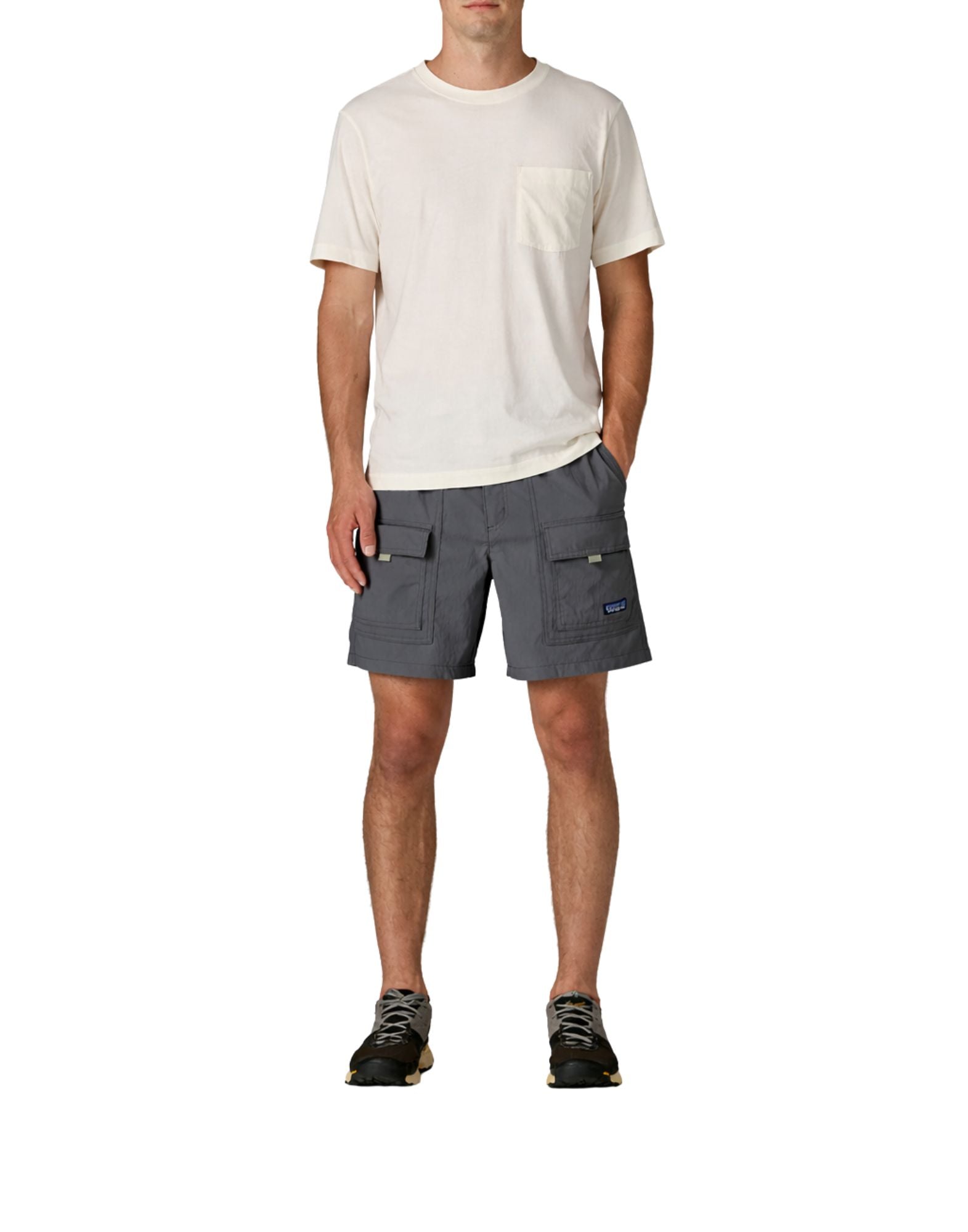 Pantaloncini Patagonia Outdoor Everyday da uomo 6" Forge Grey 57437 FGE FORGE GREY