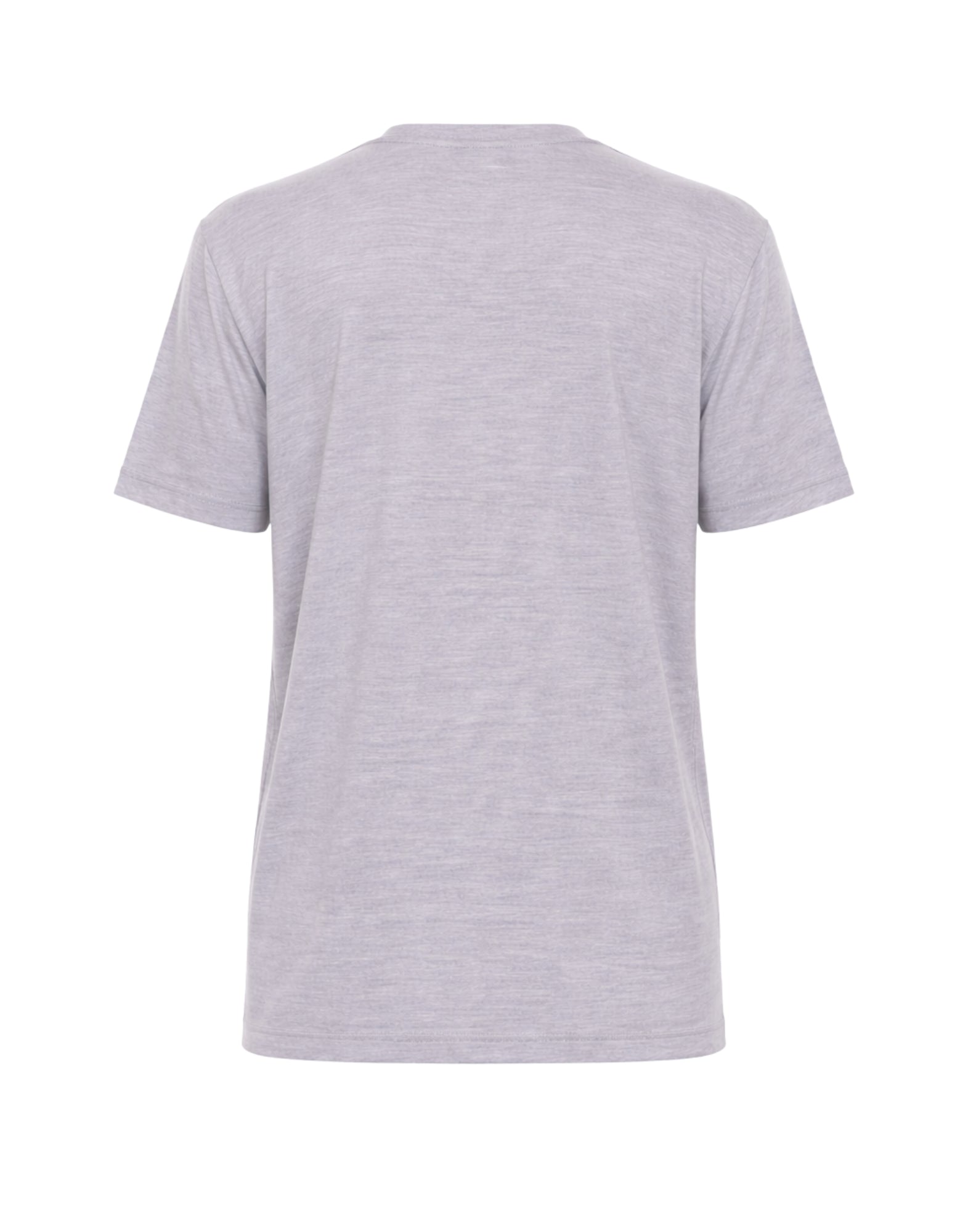 Albeni 1905 Men’s Virgin Wool T-Shirt Grey Melange AUT-25 086 GREY WOOL T-SHRT