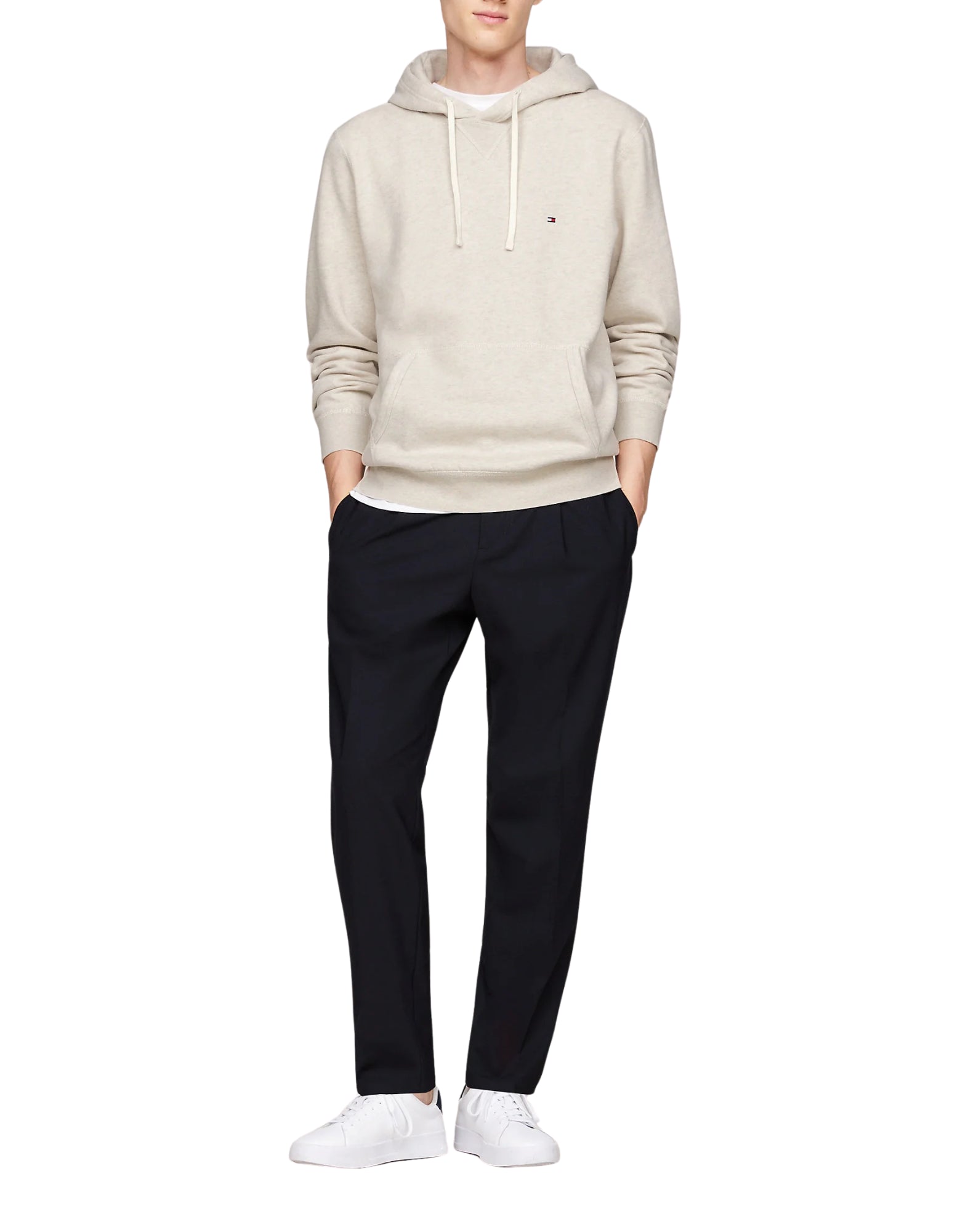 39997 HGF MILK FLEECE HOODY - Maglieria - TOMMY HILFIGER