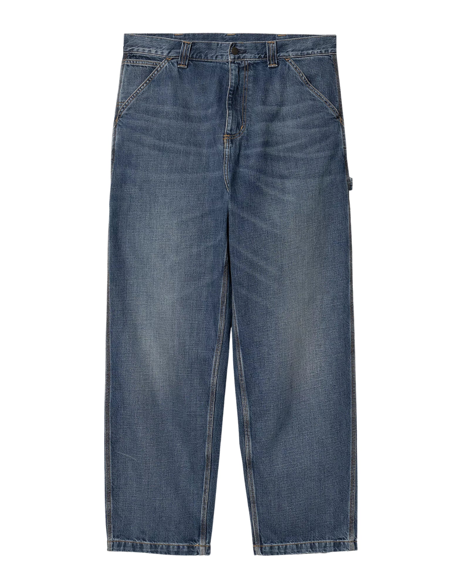 Jeans Man I034871 014L OG Single Knie Blue Dark verwendet CARHARTT WIP