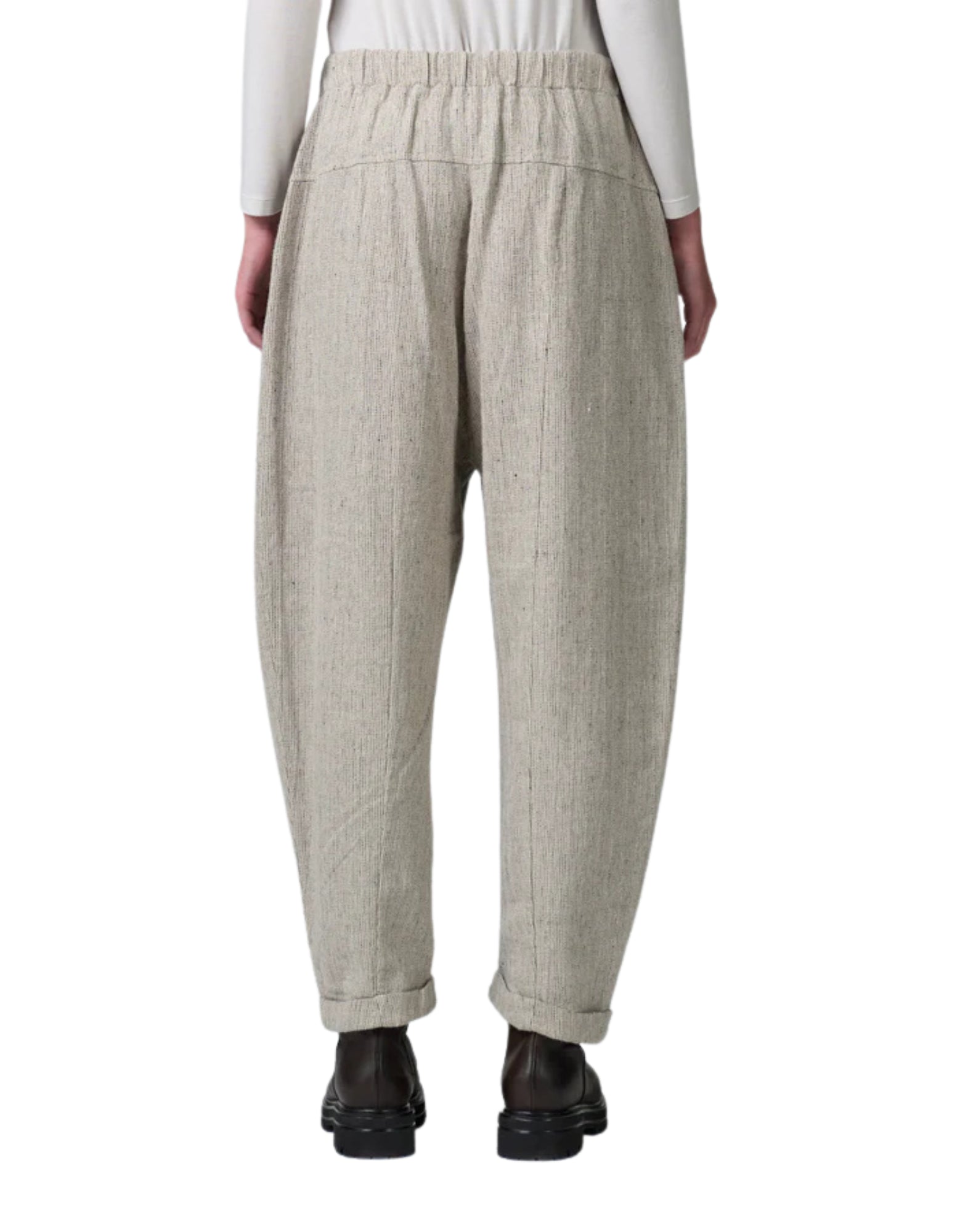 Pants woman CFDTRBA101 01 CHALK PANTS TRANSIT