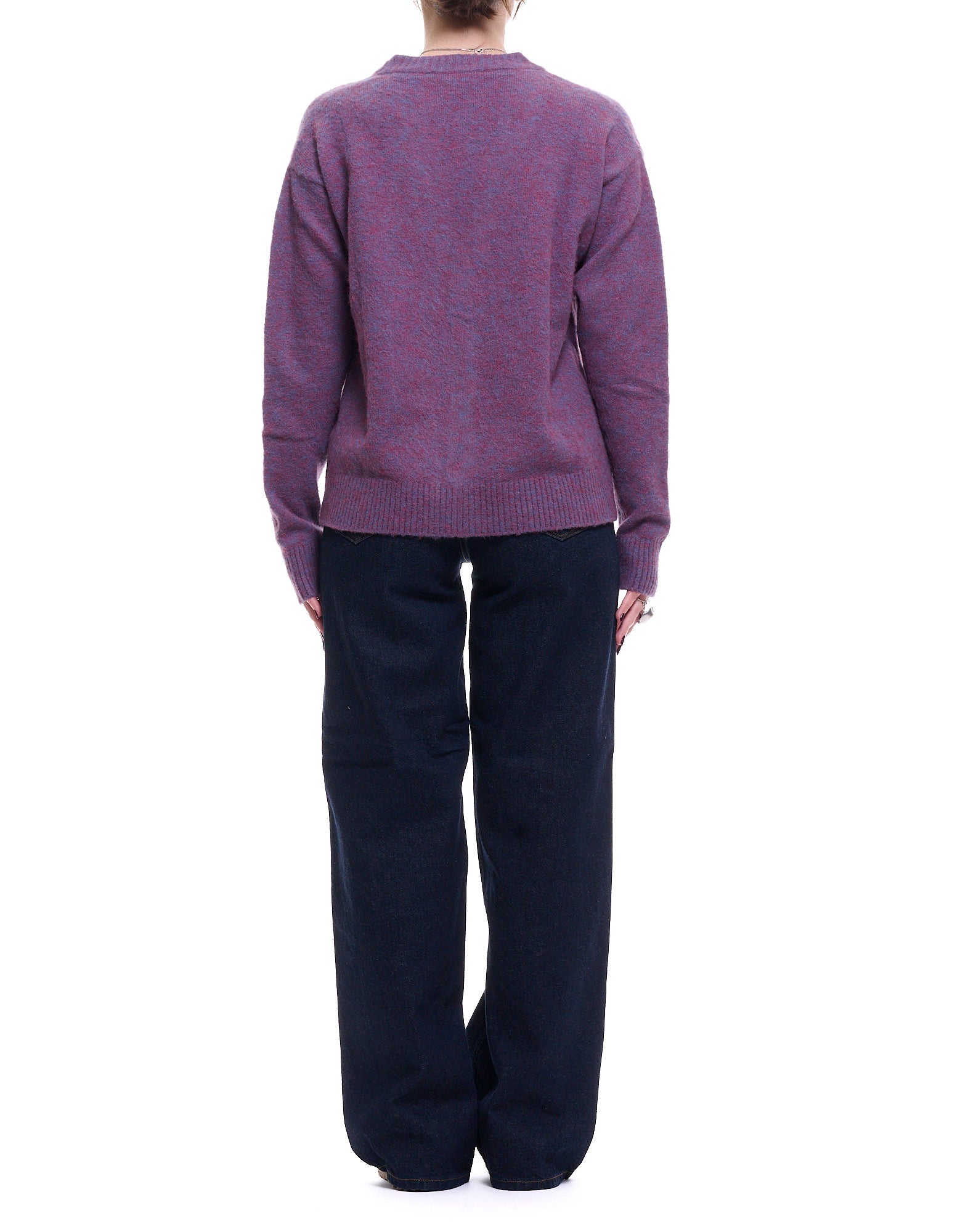 AMD130CN34XXXX C0516 Strickjacke AMISH Alpaka Melange - Maglieria - Amish