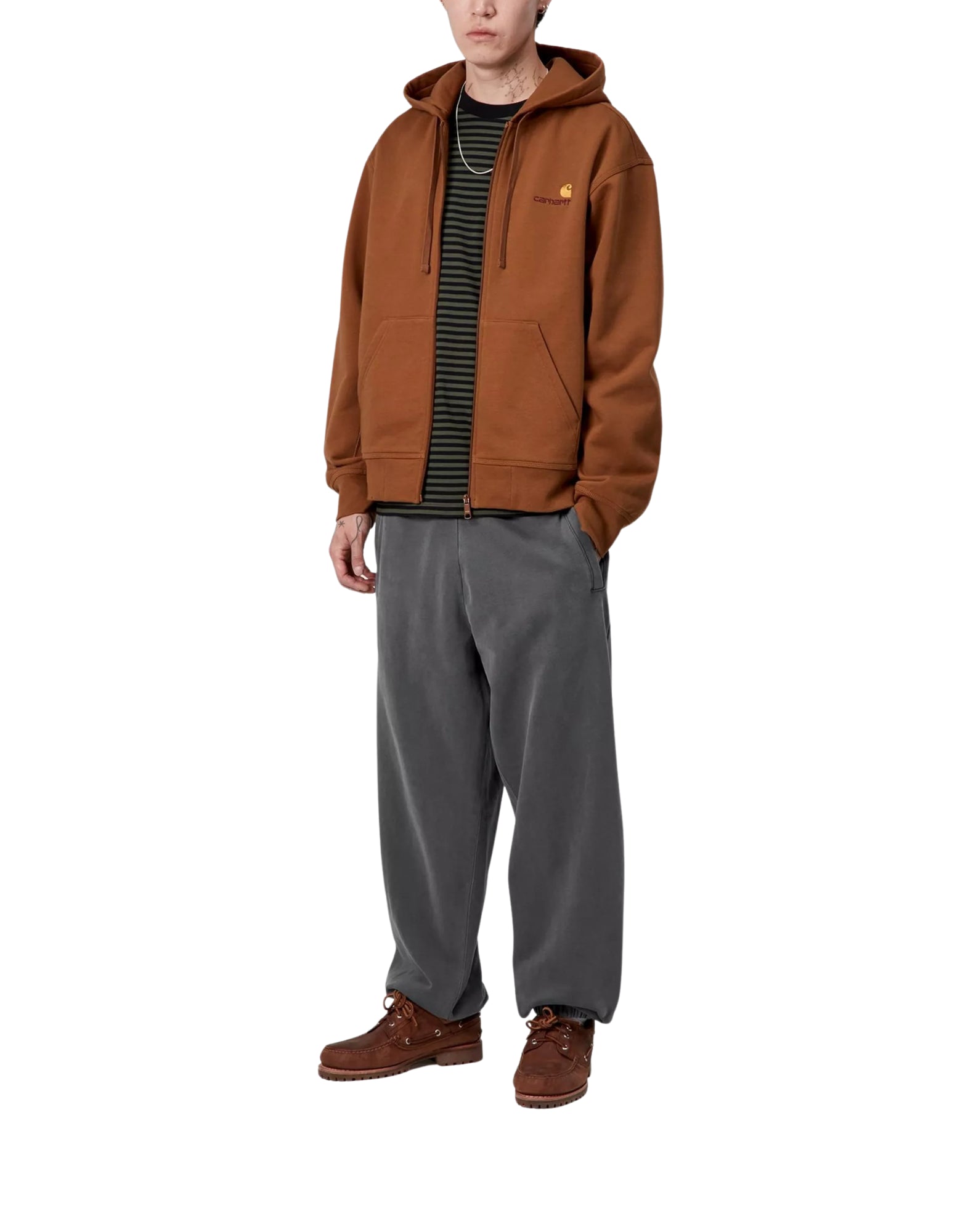 I032337 89GD BLACK SWEAT PANT - Pantaloni - CARHARTT WIP