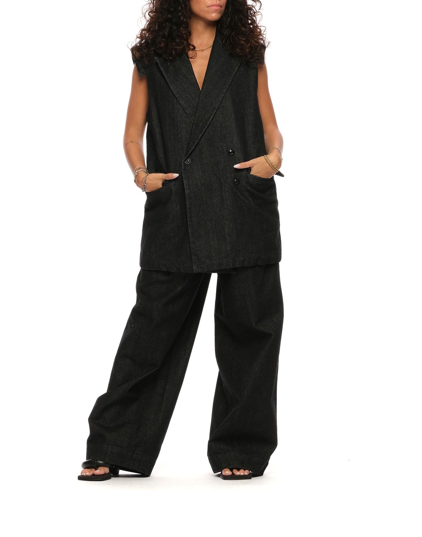 Vest woman BIG MANT R SA15441U93 CN100 Societe Anonyme