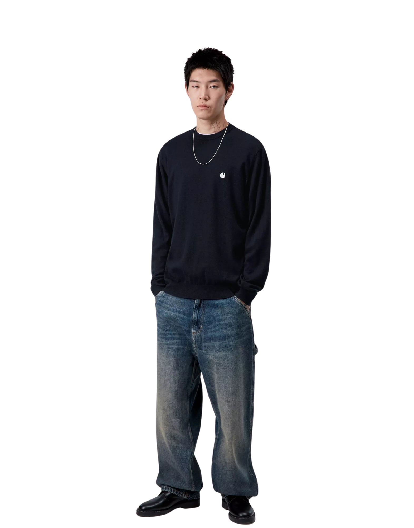 Madison Sweater Dark Navy / Wax