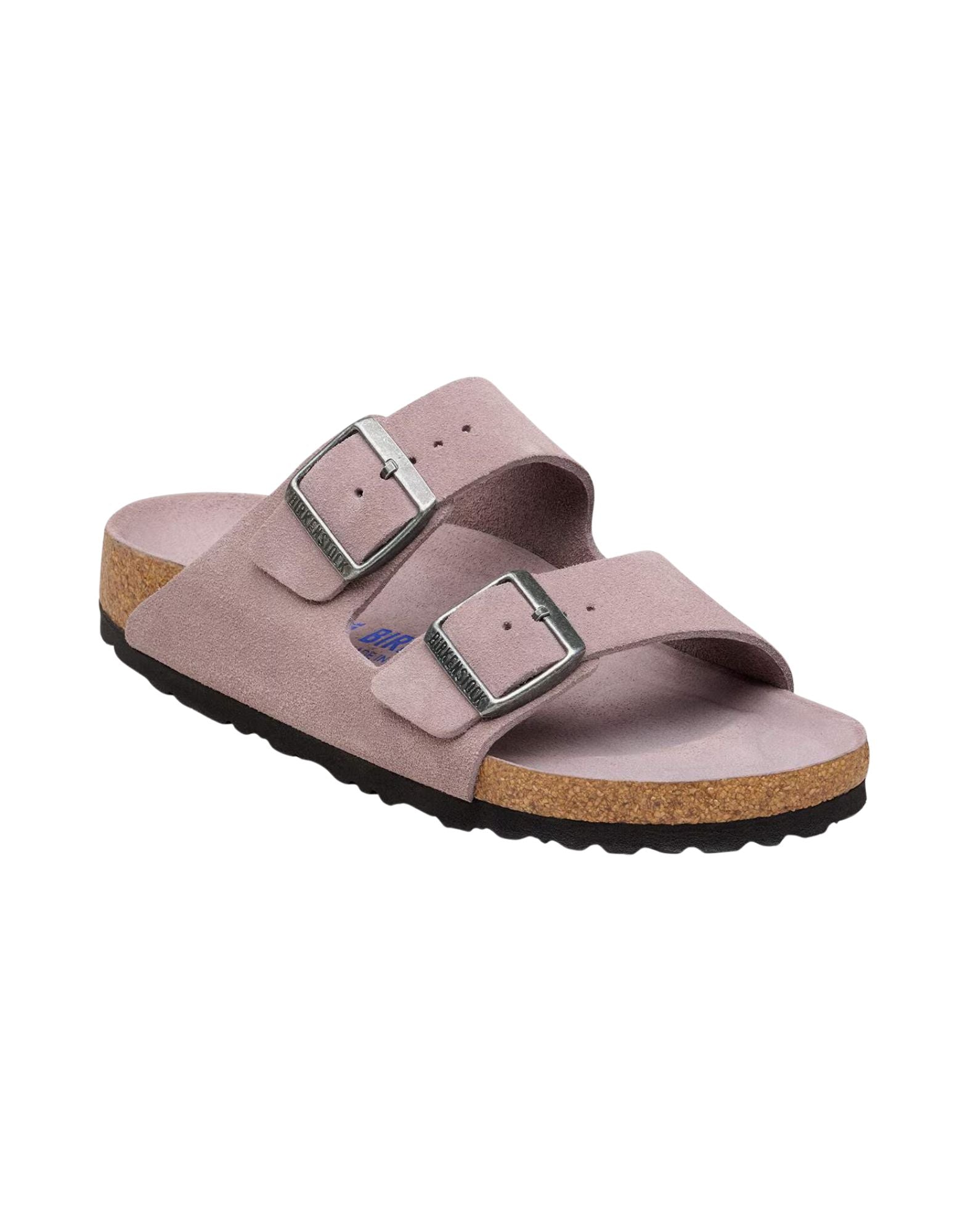 Birkenstock Arizona Soft Footbed Sandals in Suede Leather with Soft Footbed 1031596 FADED PURPLE