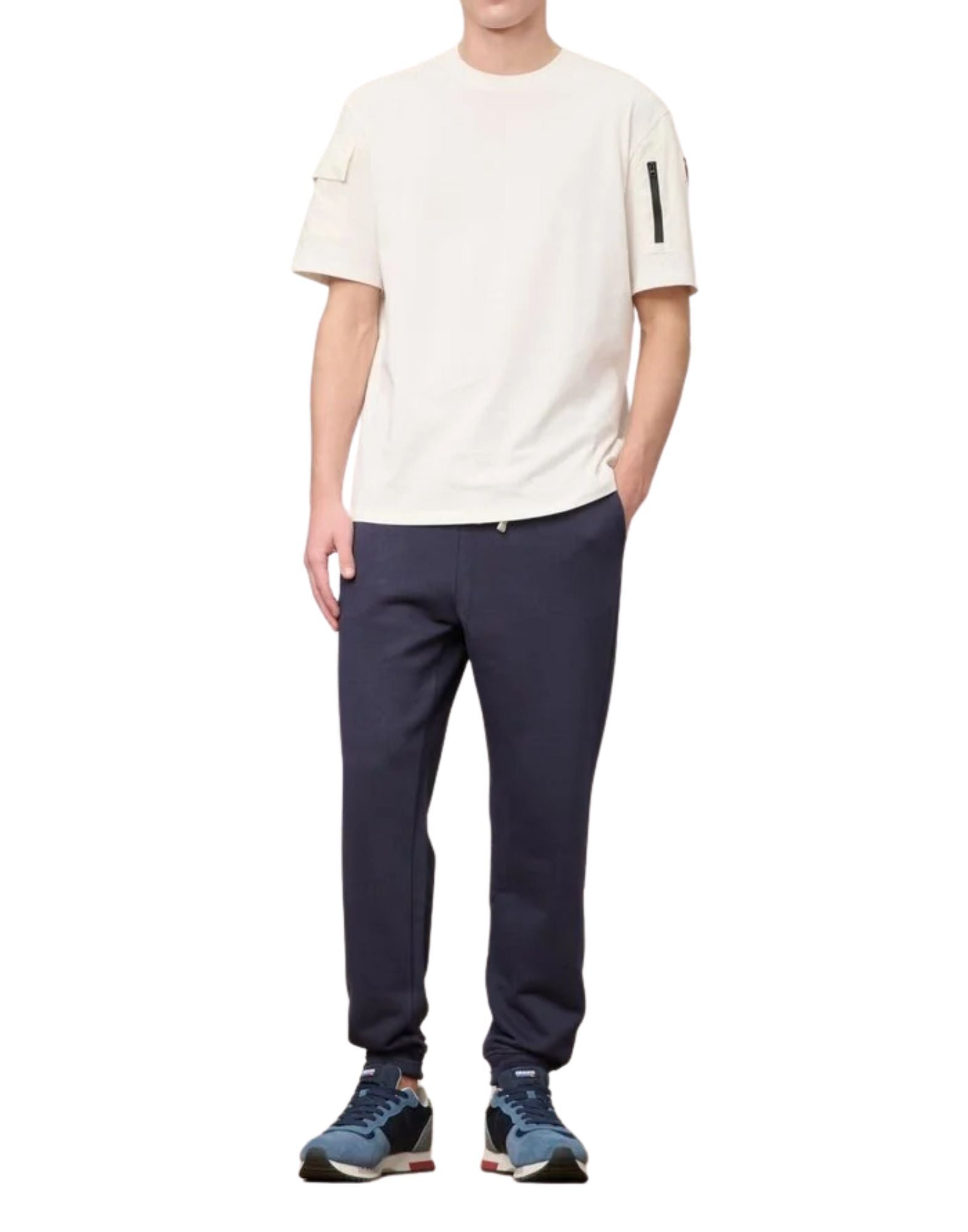 Blauer Anderson Sweatpants Sodalite Blue with Drawstring Elastic Waist and Ribbed Hem for Men 26SBLUP01245-006804 888