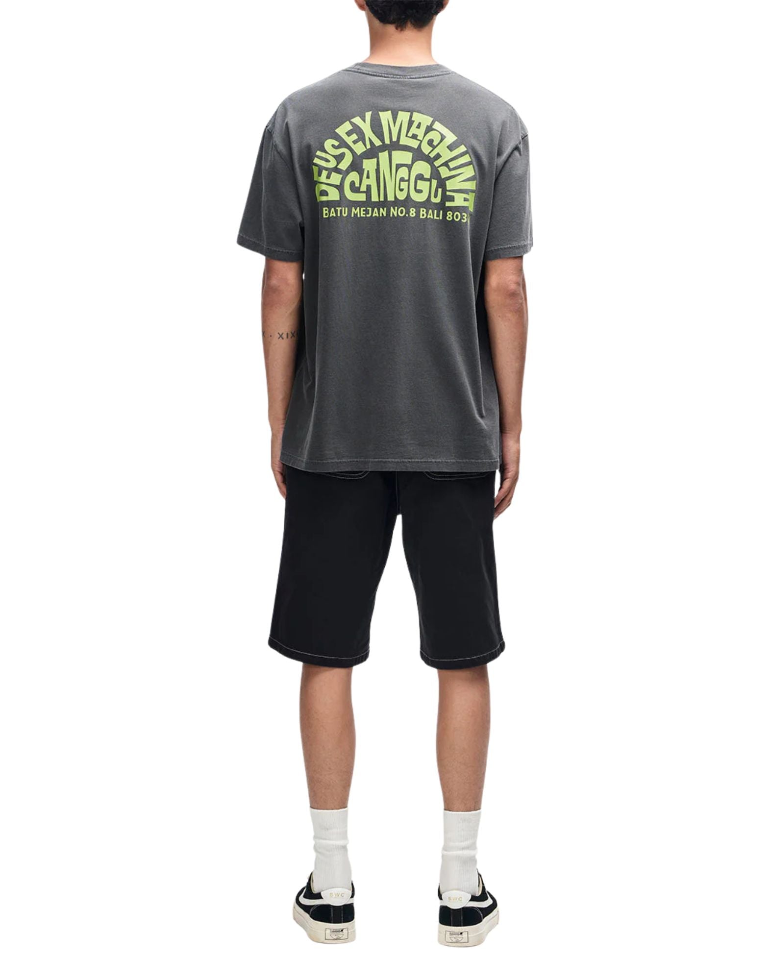 Deus Ex Machina Canggu Address Tee Anthracite Loose Fit Men’s D261MTS572094 ANTHRACITE