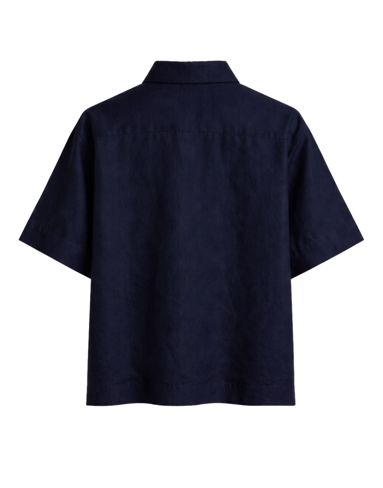 Surchemise Hevò Montursi en Lin Mélangé Bleu Marine pour Homme 060 MONTURSI SC L707 4013