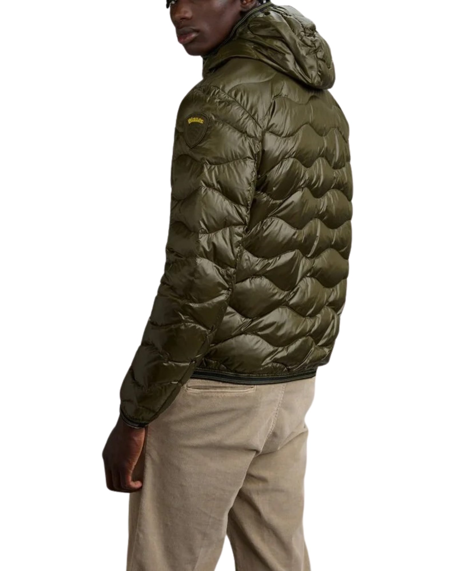 25WBLUC03074 06355 670 GREEN - Giacche - Blauer