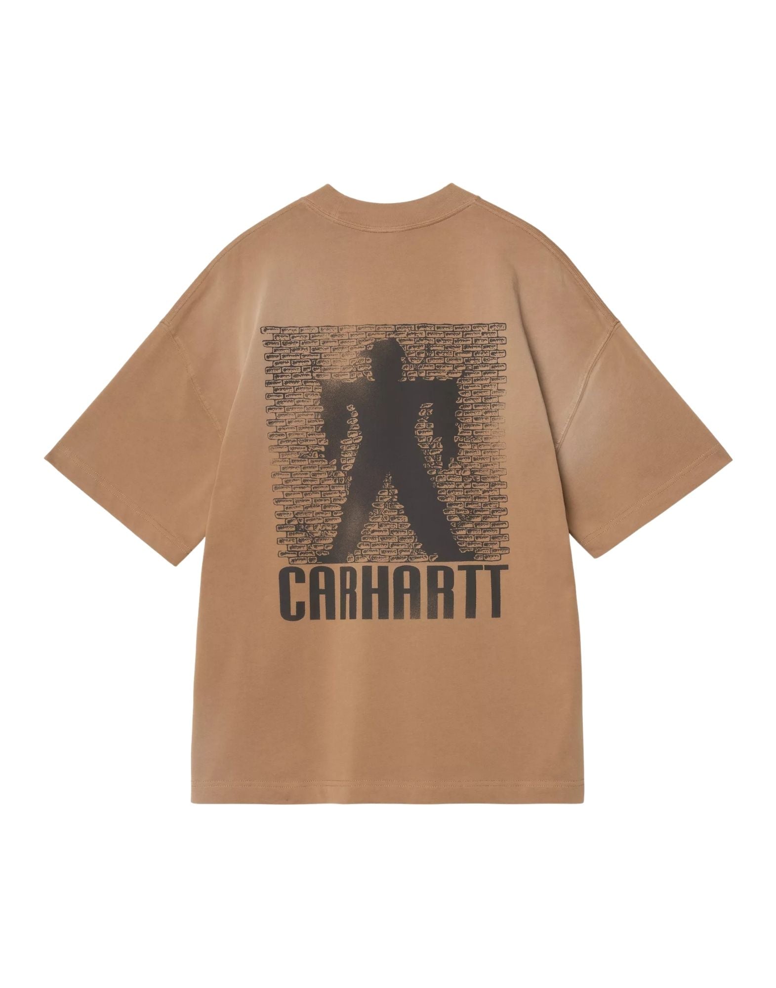 S/S Bricky Man T-Shirt WIP H Brown stone dyed