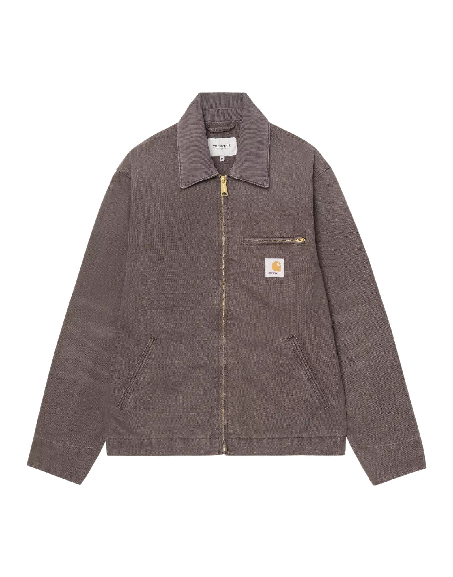 Carhartt WIP Detroit Jacket Dearborn Canvas Shale Men’s Work Jacket I034819 3MB40 SHALE STONE CANVAS