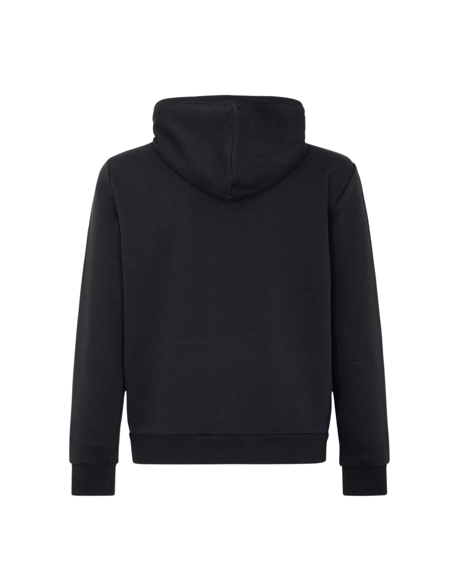 SUNS Man's Marzio Tag-huvtröja med dragkedja i diagonal fleece svart MFS61008U V2 SVART