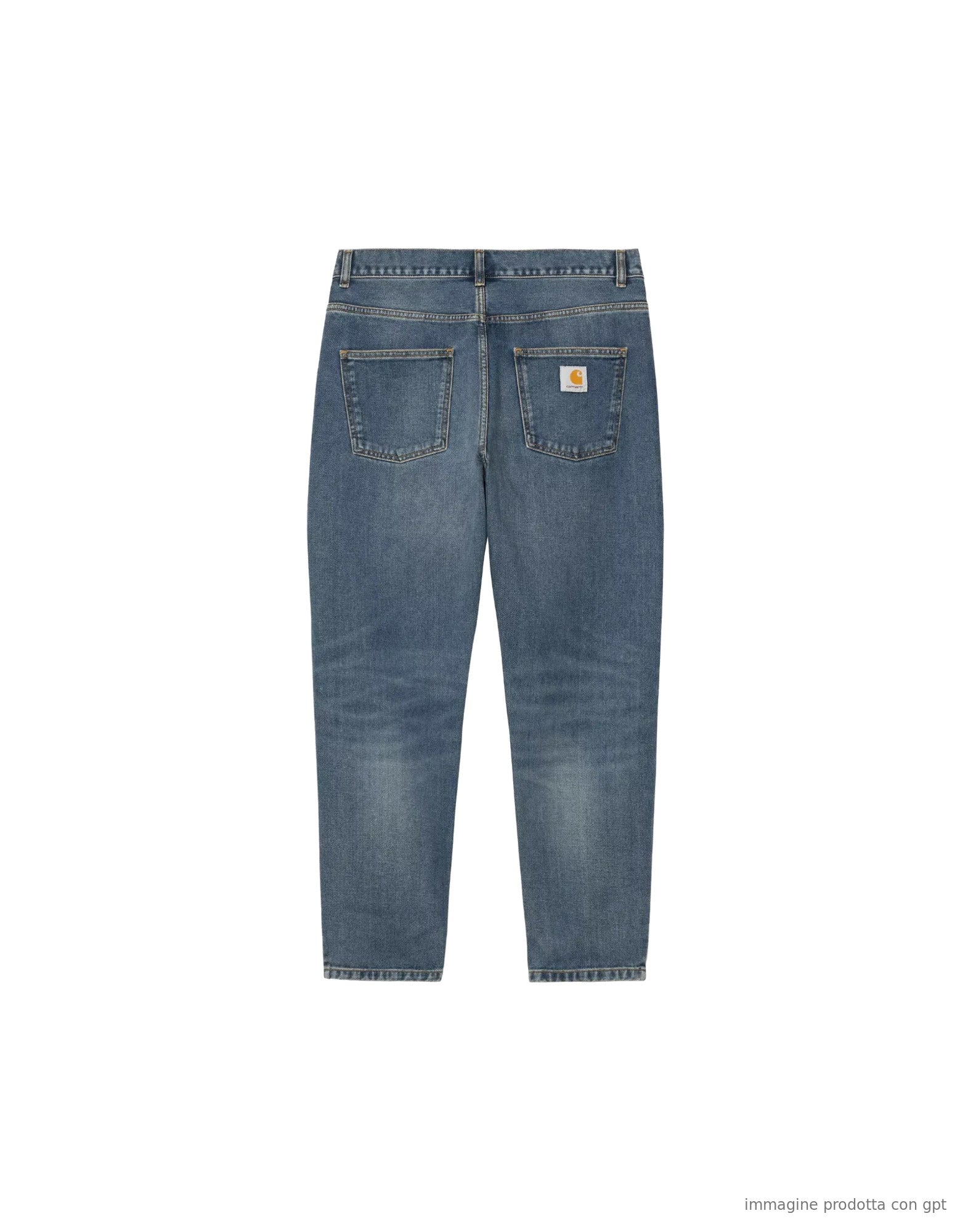 Newel Pant Blue dark used wash