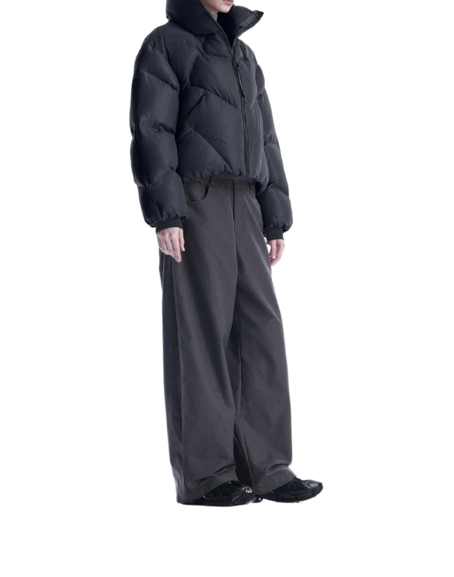 531 6 DUNKLER NACHTNEBEL SHORT - Cappotti - KRAKATAU