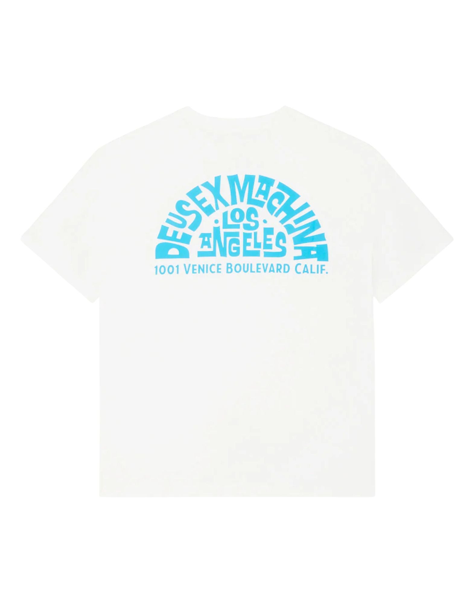 Deus Ex Machina Los Angeles Address Tee Vintage White Loose Fit Men’s D261MTS574010 VIN. WHITE