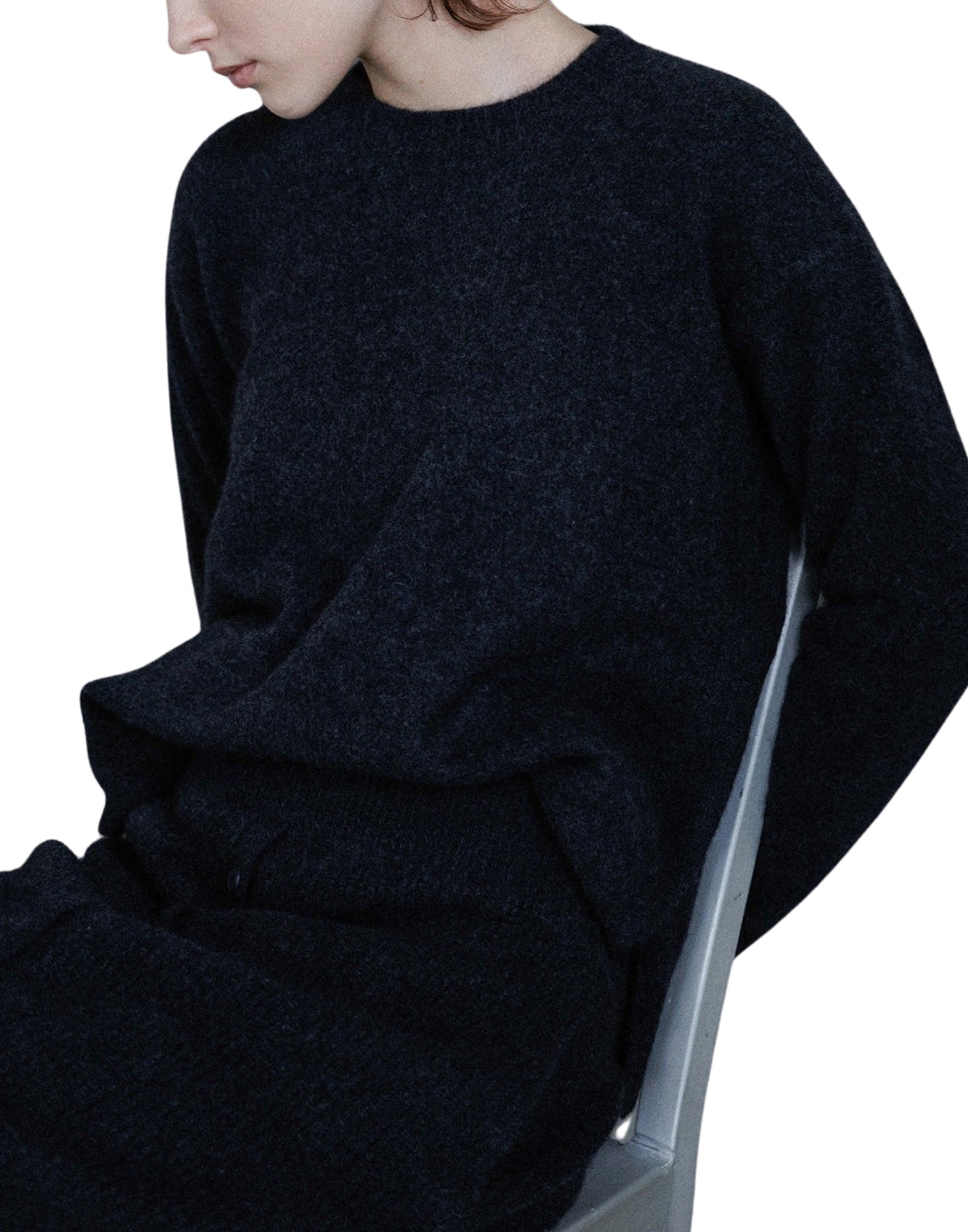 CT25320 75BNV NAVY BLACK PULLOVER - Maglieria - CT PLAGE