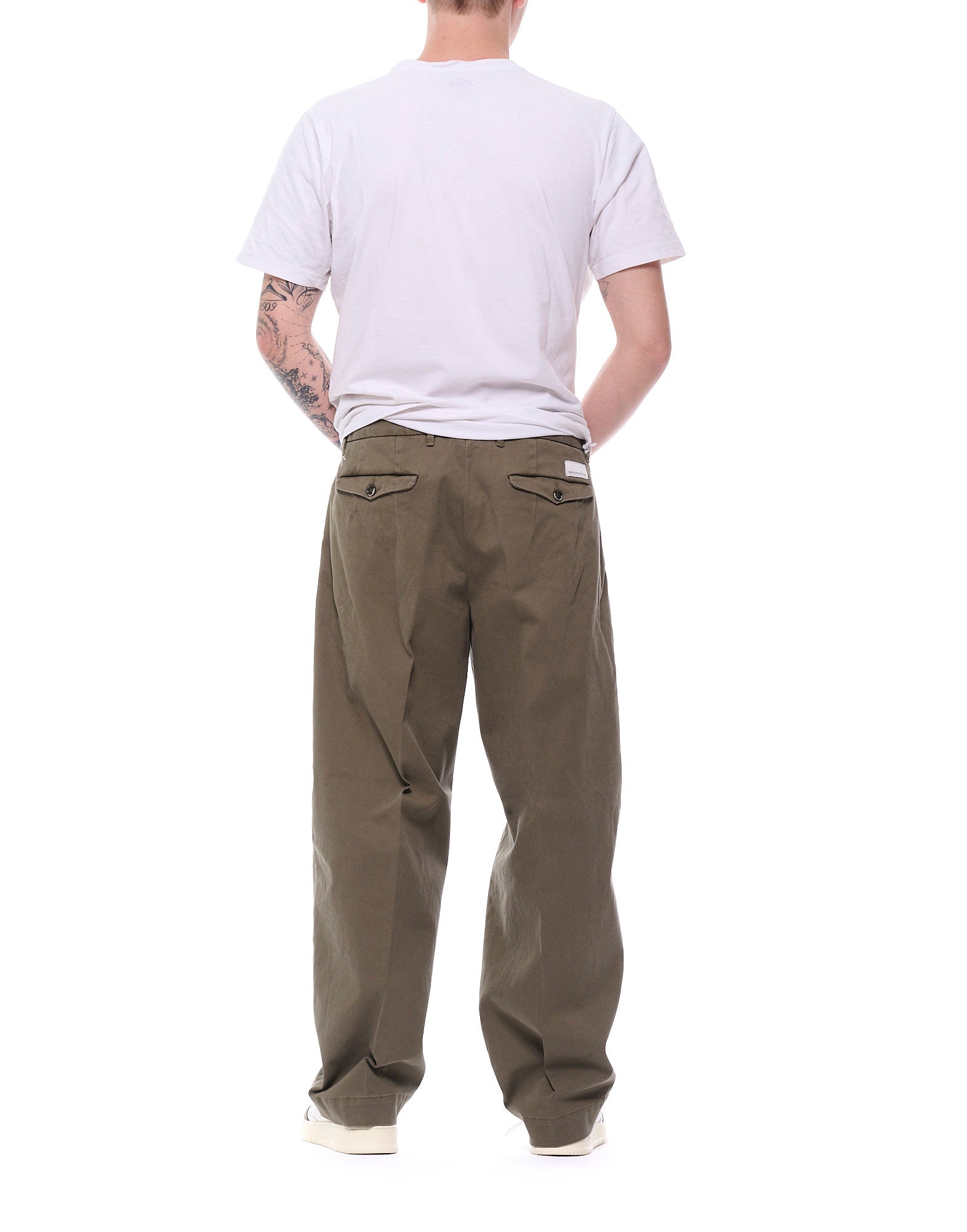 FRANCO A13 OLIVA - Pantaloni - NINE:INTHE:MORNING