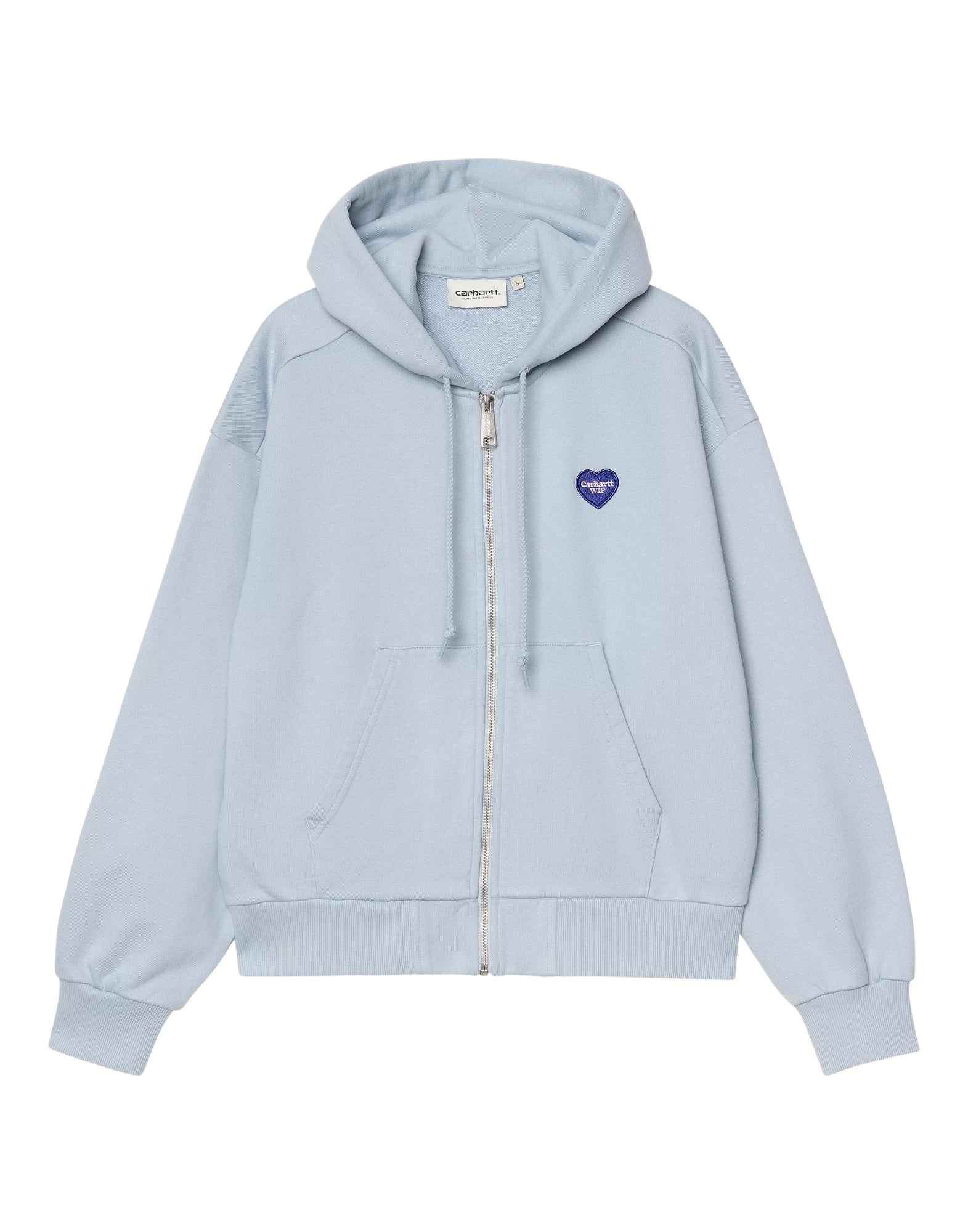 Hoodie Frau I035242 0N1 Kapuzenhart II Hartt Blue Nebel CARHARTT WIP