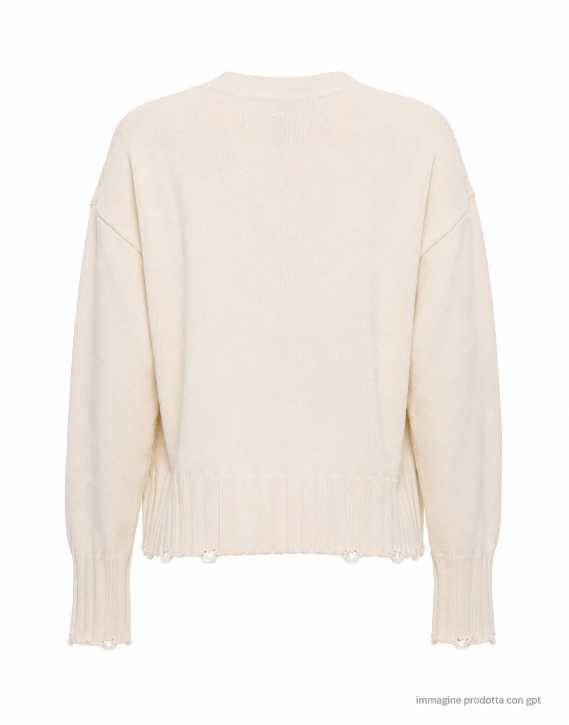 Cardigan Rottura Panna