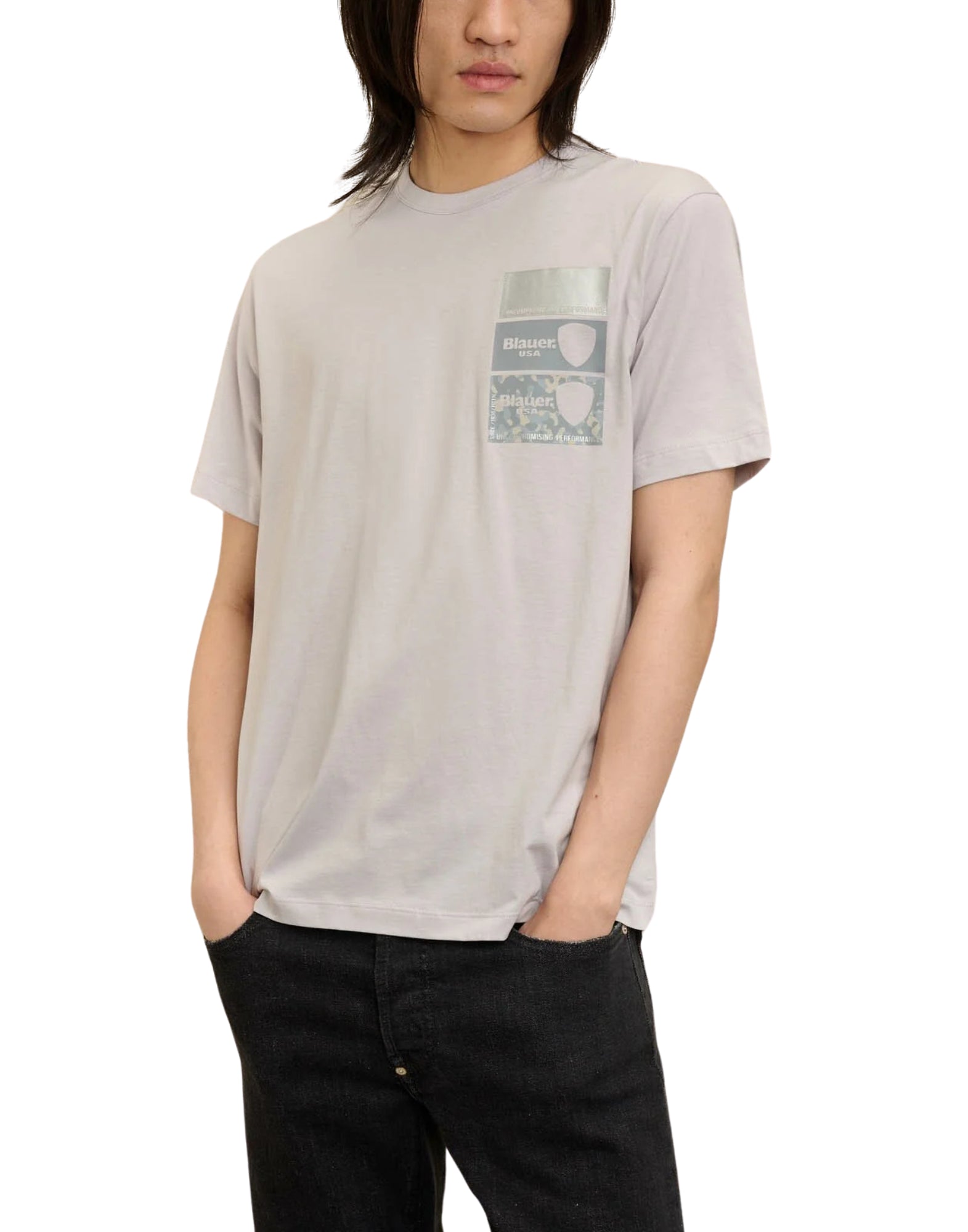 T-shirt man 25SBLUH02197 004547 933 Blauer