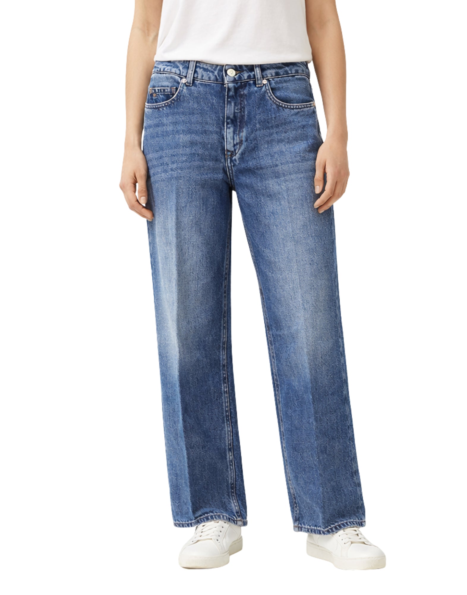 Nine in the Morning Franca Trumpet Trumpet Jeans in Blue Denim for Women FRA01 FRANCA PANT