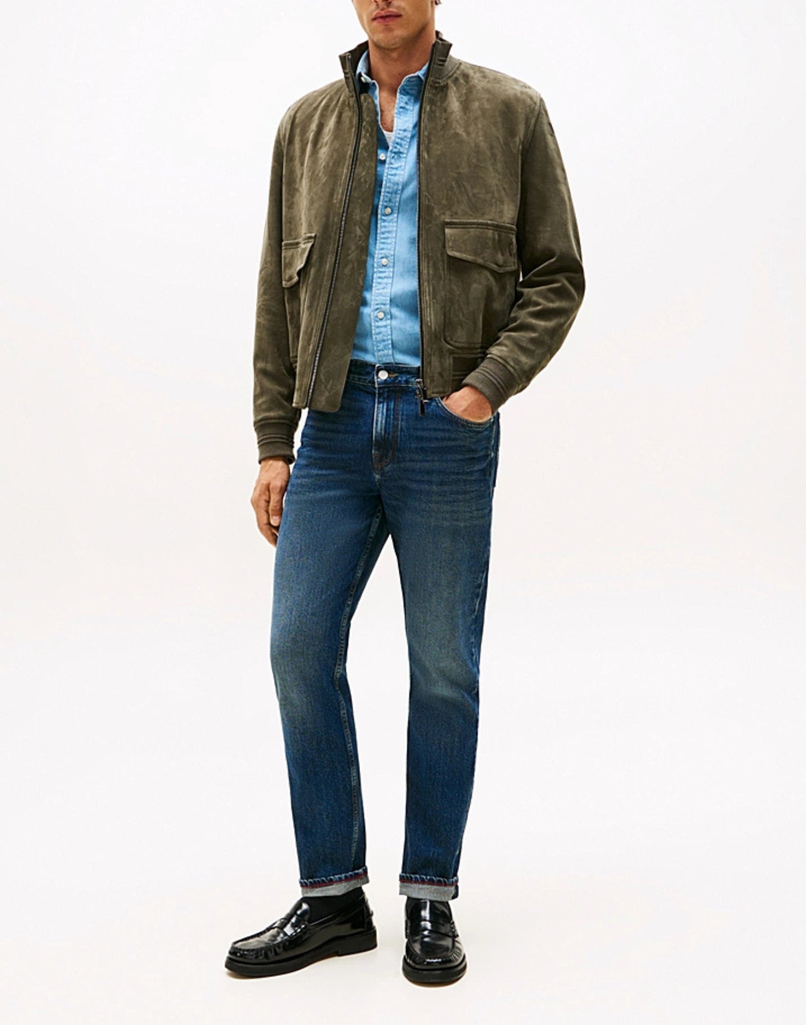 403531 1A7 KELLS BLUE STRAIGHT DENTON - 청바지 - TOMMY HILFIGER