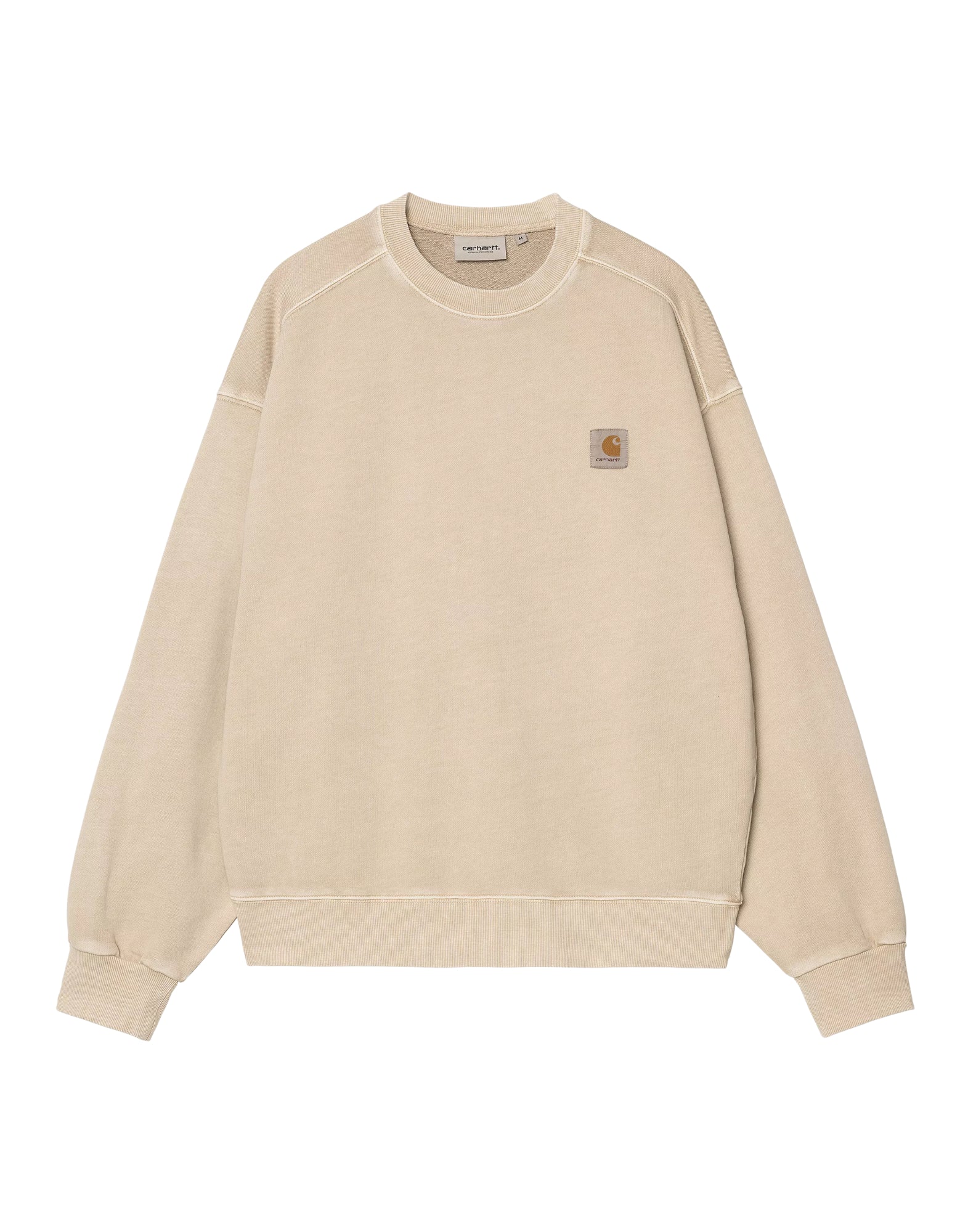 Sweatshirt man I029957 2LPGD NELSON FLEUR DE SEL GARMENT DYED CARHARTT WIP