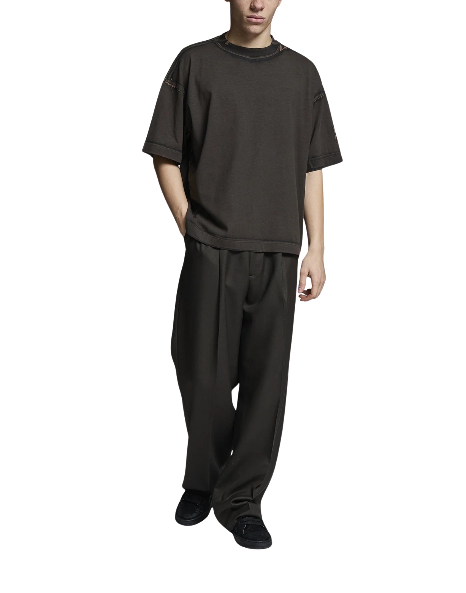COSTA BROWN OVERSIZED T-SHIRT - T-Shirt e Polo - PAURA