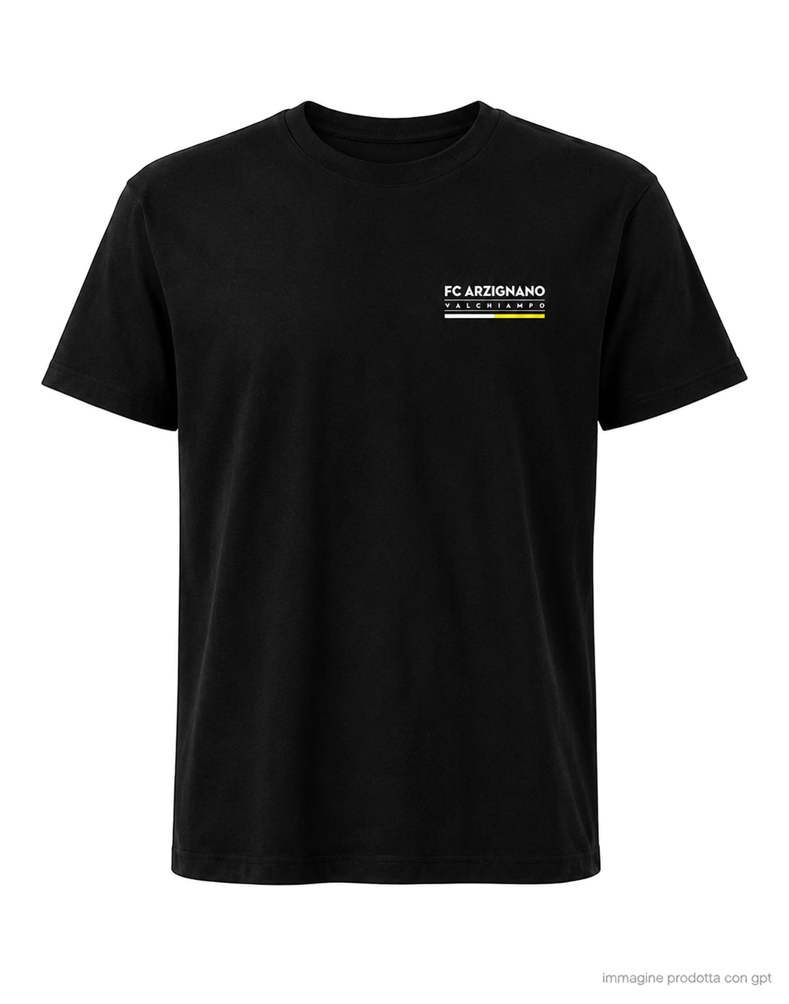 T-shirt boxy uomo Deep black