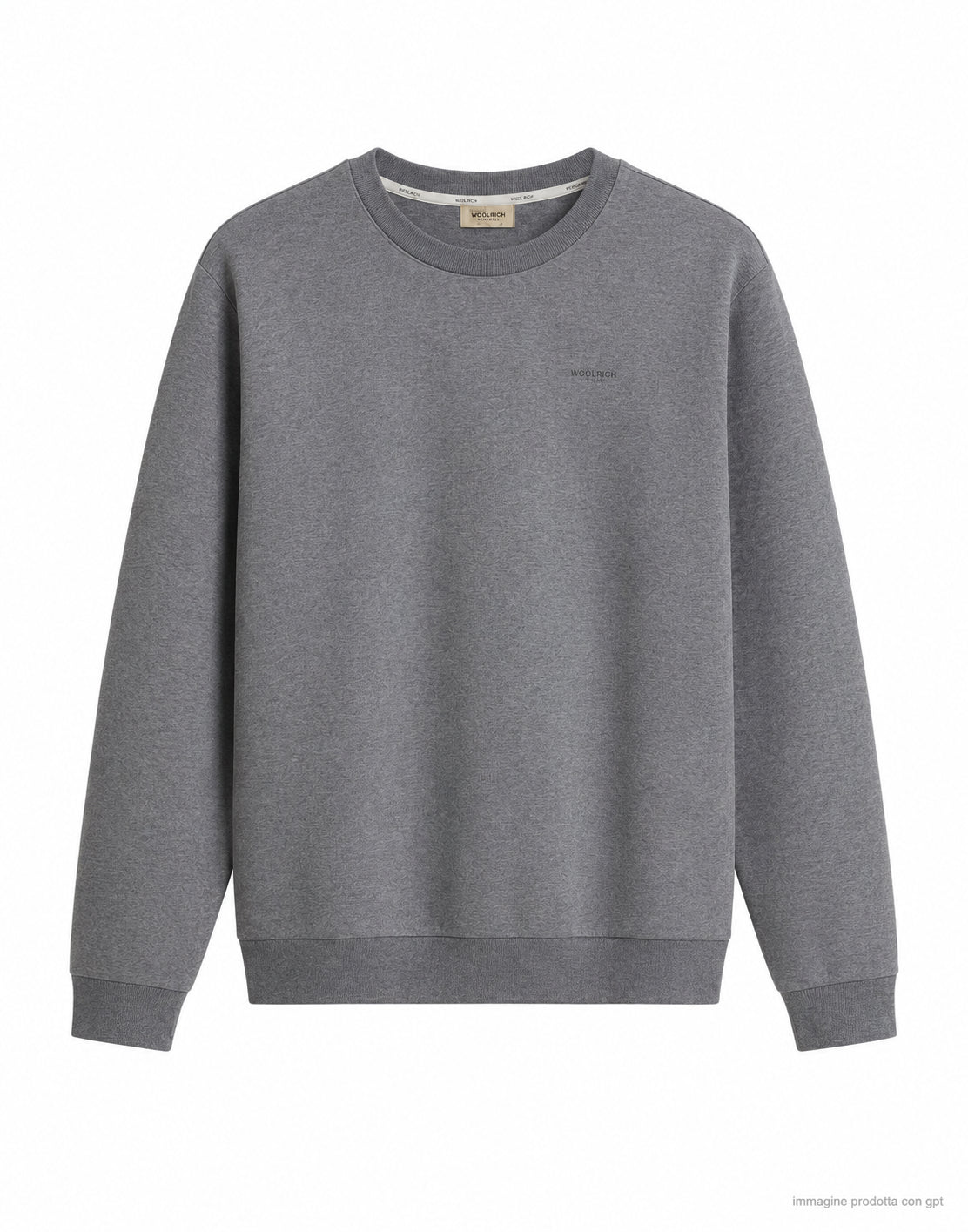 Logo Interlock Crewneck Charcoal Melange