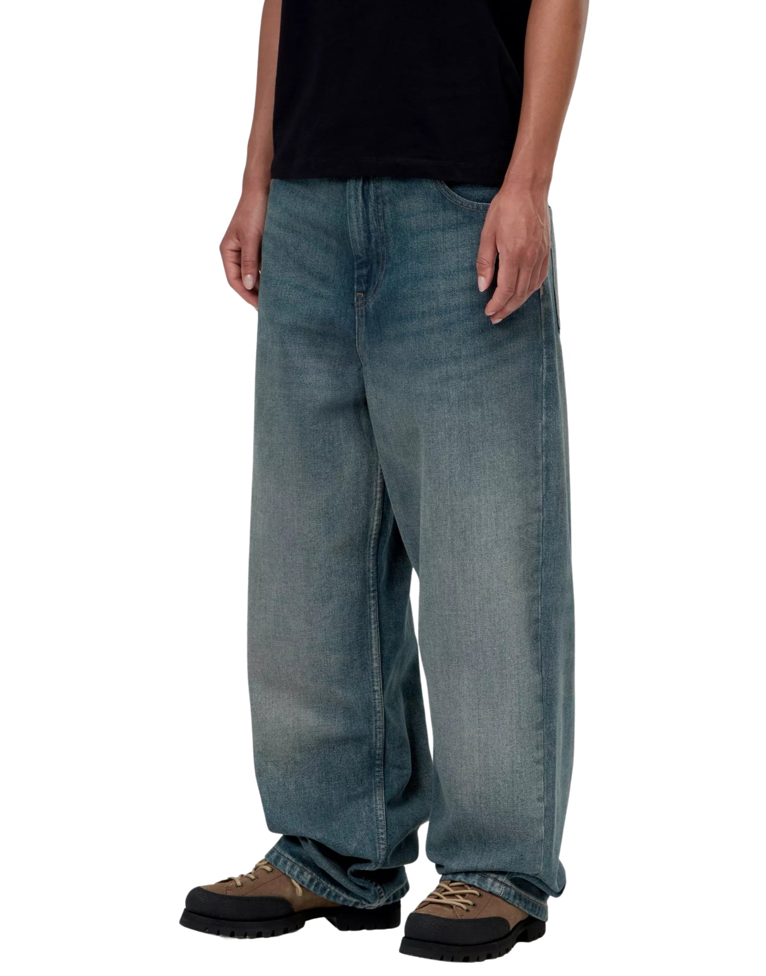Pantalones «W' Brandon» azules, usados, desgastados