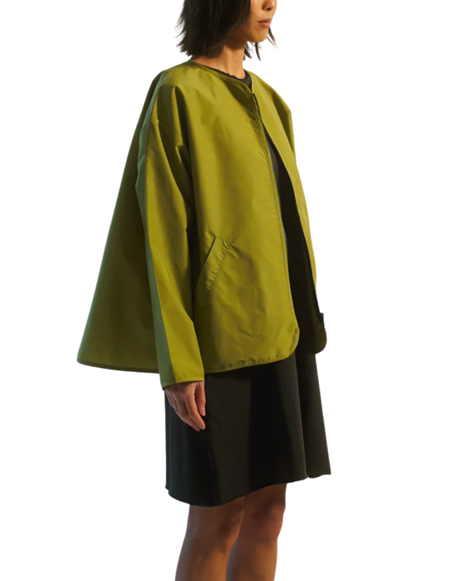 Cape Concept Moyen Corto Short Veste Technique Vert Femme Italie MIDDLE CORTO 9006 VERDE