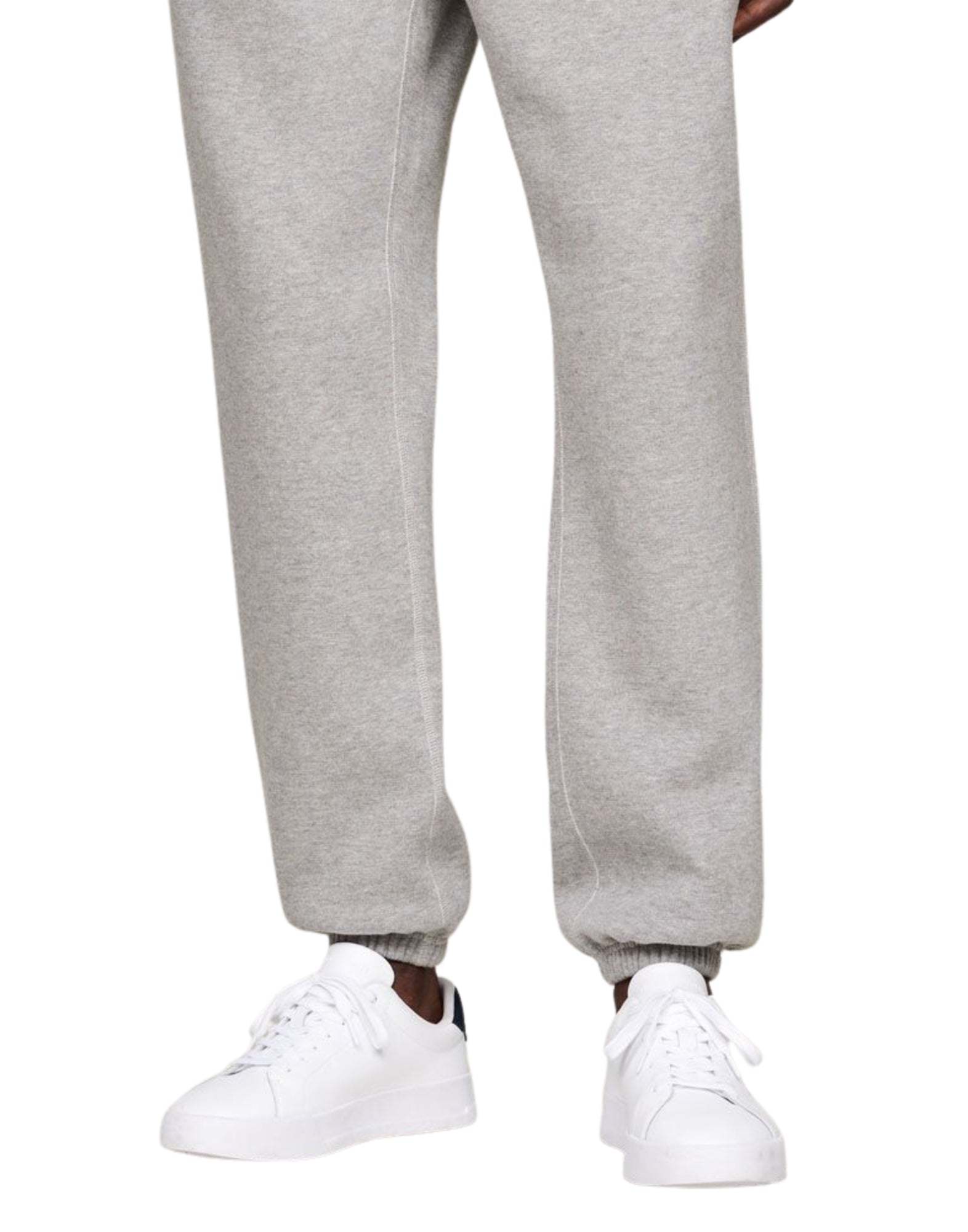 37231 P91 GRAUE FLEECEHOSE - Pantaloni - TOMMY HILFIGER