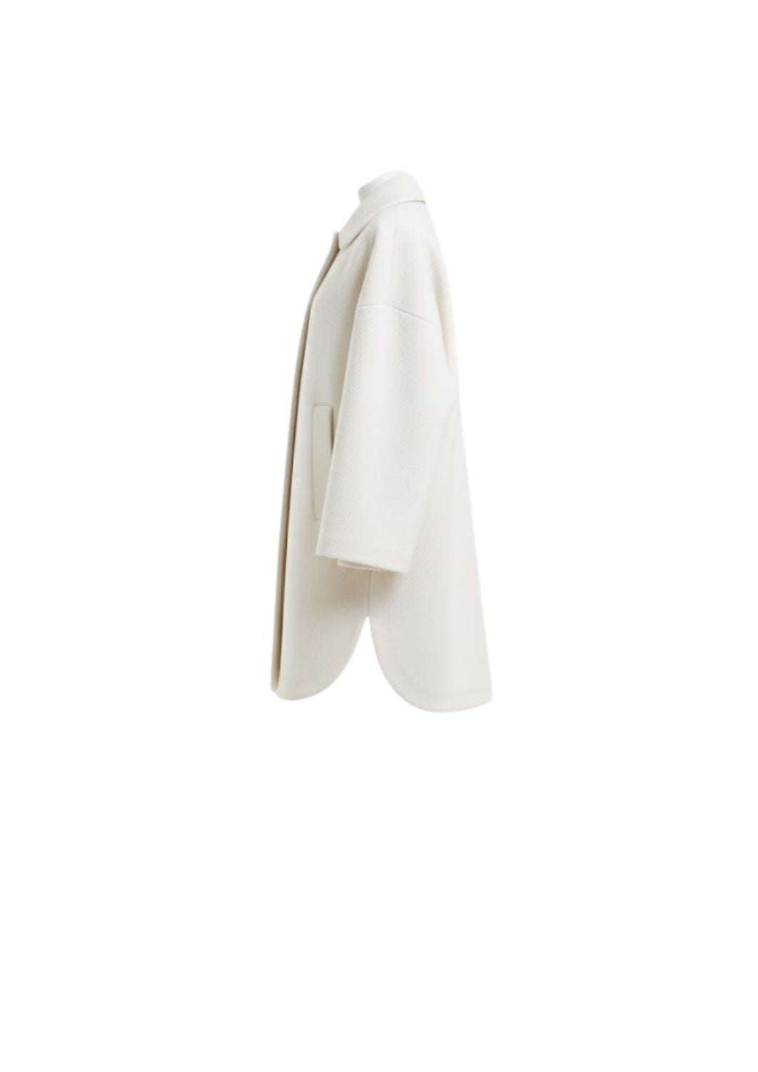 I784 3333 CAPPOTTO BIANCO IN LANA MONTELEONE - Cappotti - Hevo
