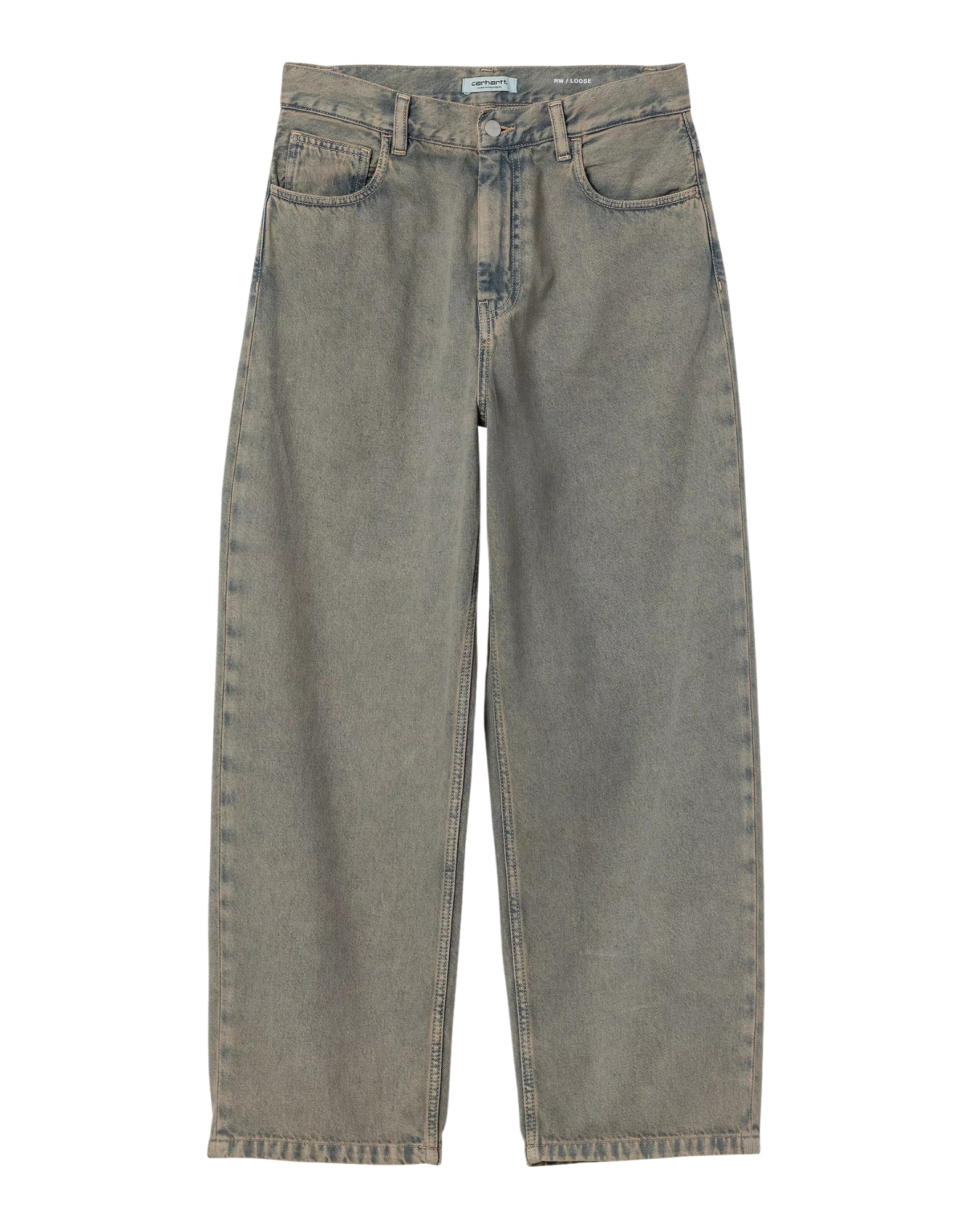 Jeans woman I035822 3FUGD BRANDON PANT BLUE LEATHER CARHARTT WIP