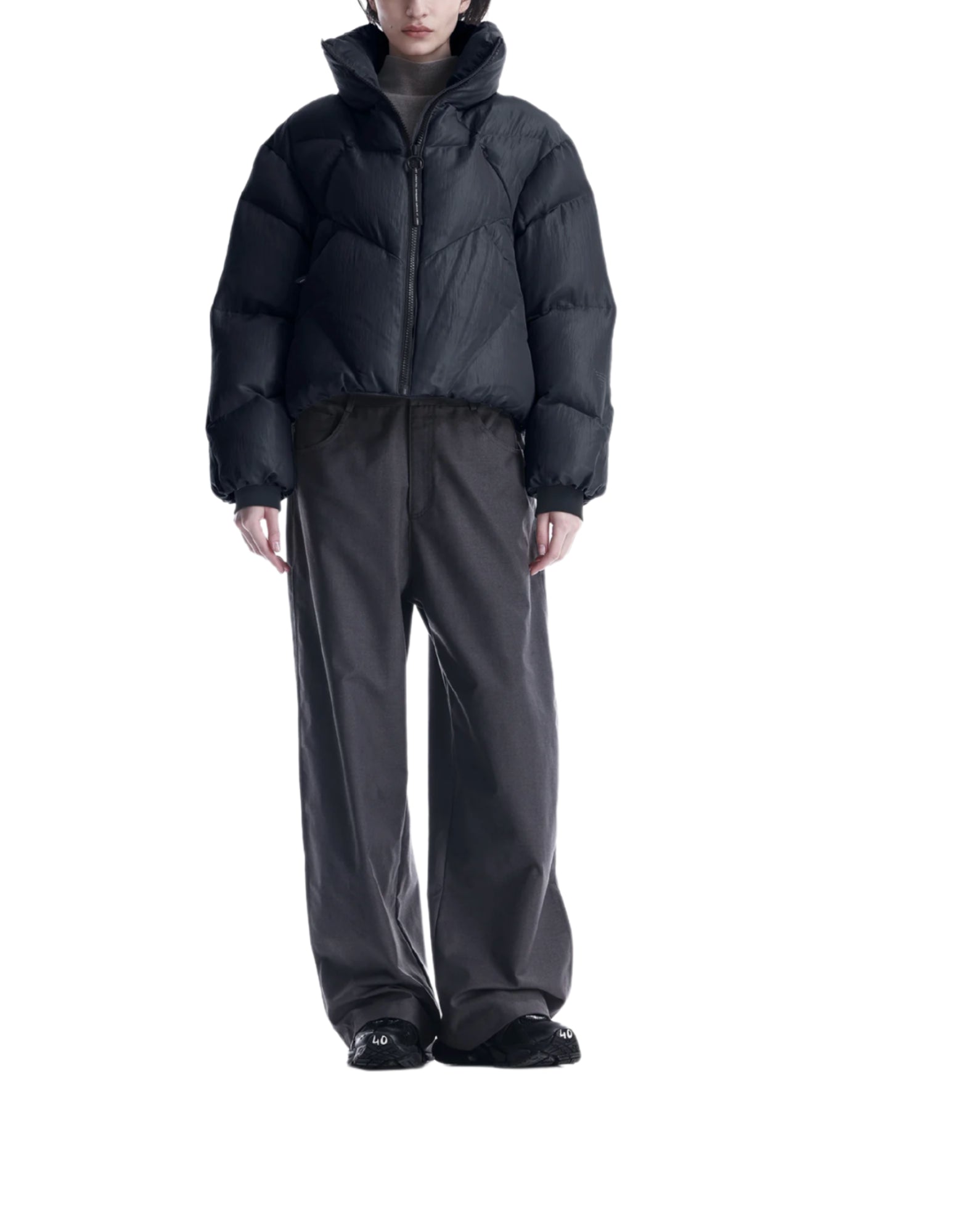 531 6 DUNKLER NACHTNEBEL SHORT - Cappotti - KRAKATAU