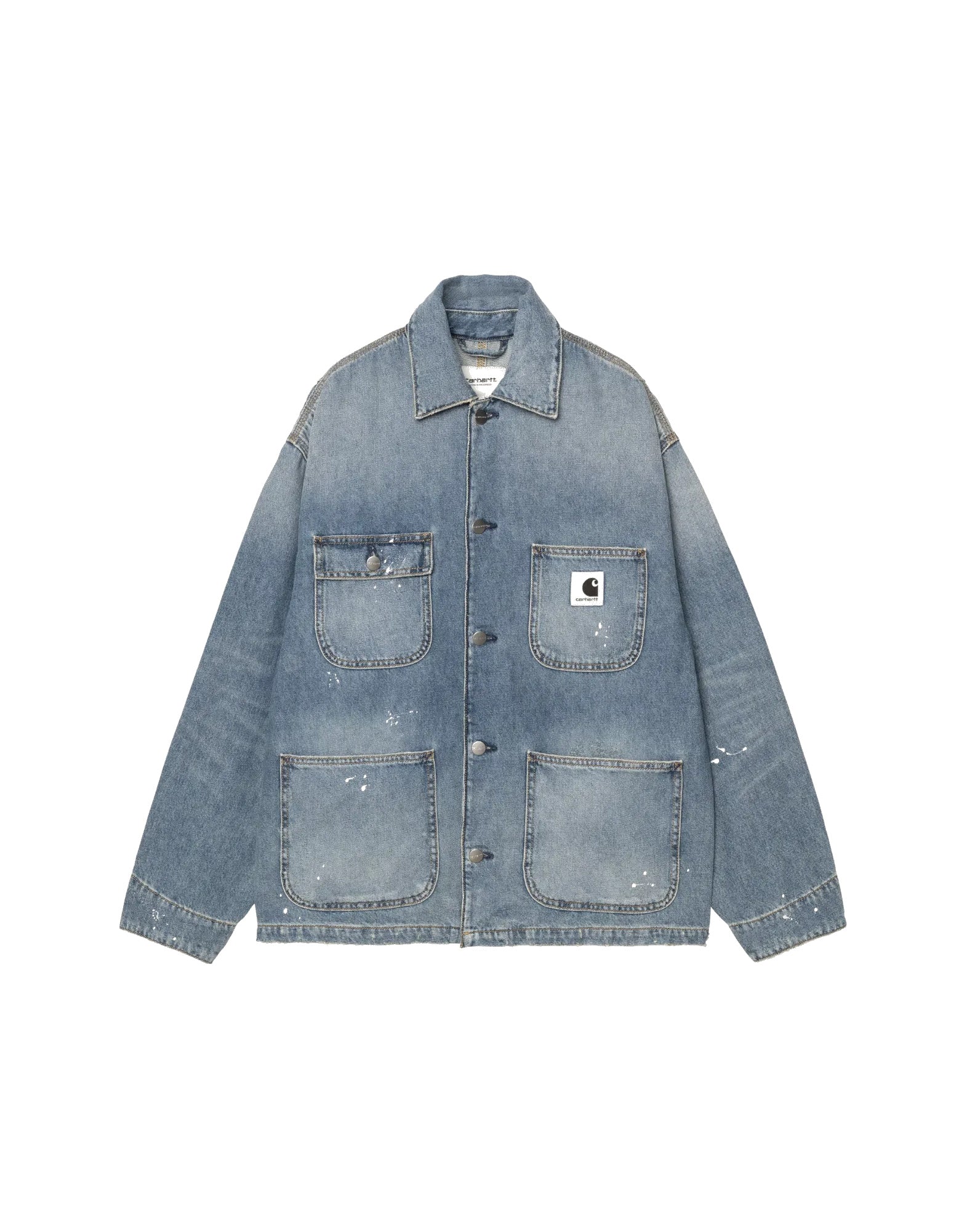 OG Michigan Coat Blue destroy wash, splatter