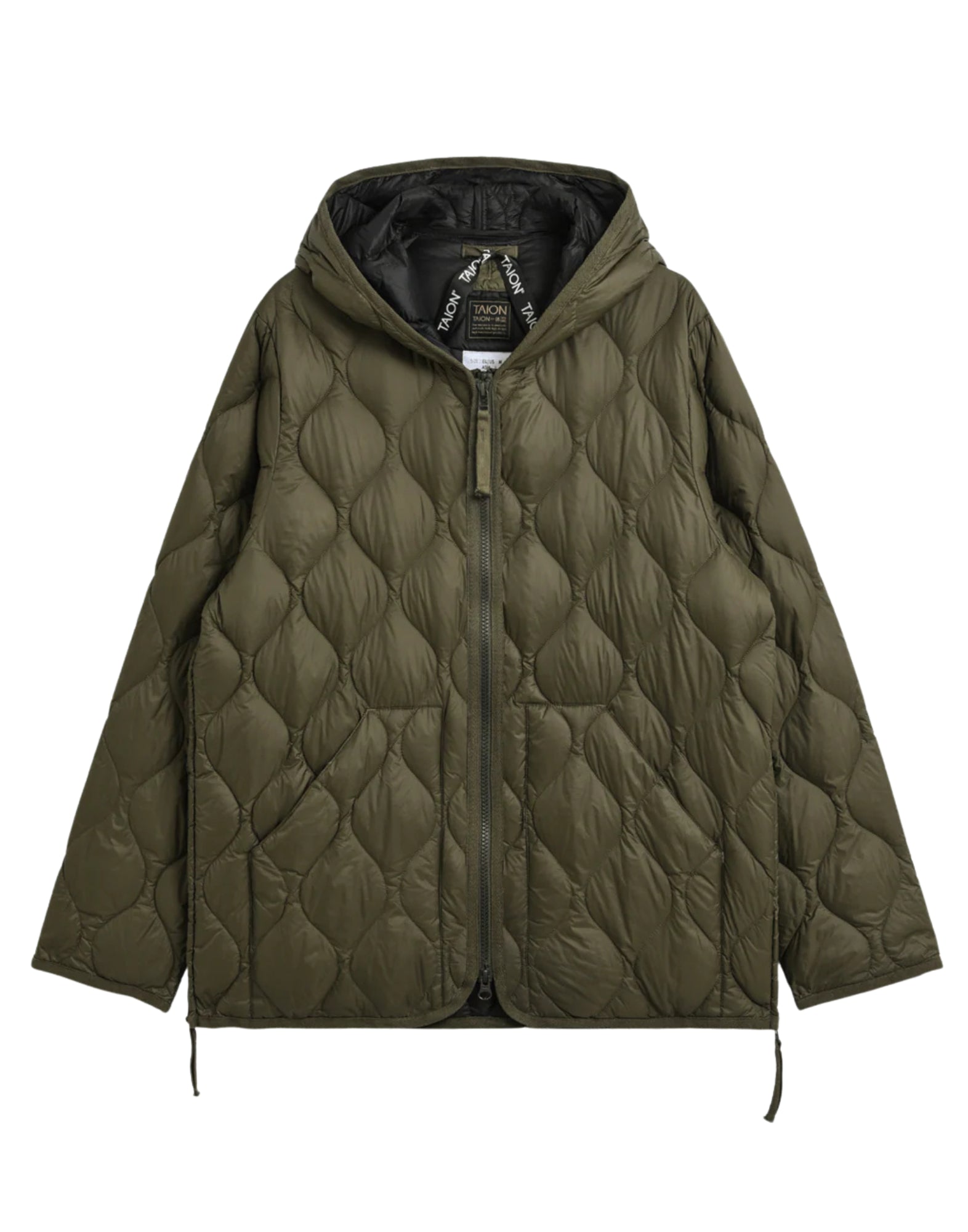 106ALSZML-1 D. OLIVE DOWN JACKET - Giacche - TAION