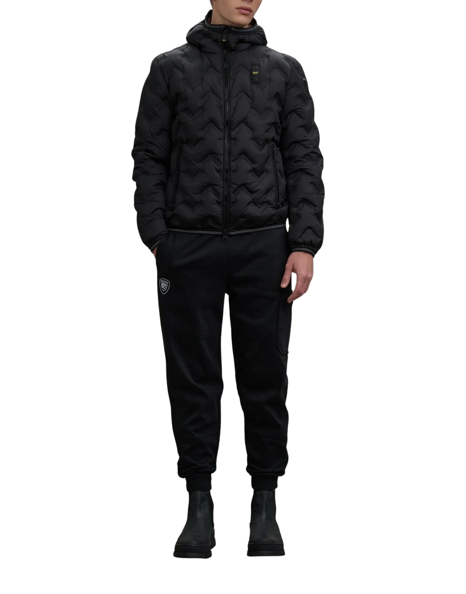 25WBLUC03233 007308 999TB Schwarz - Giacche - Blauer