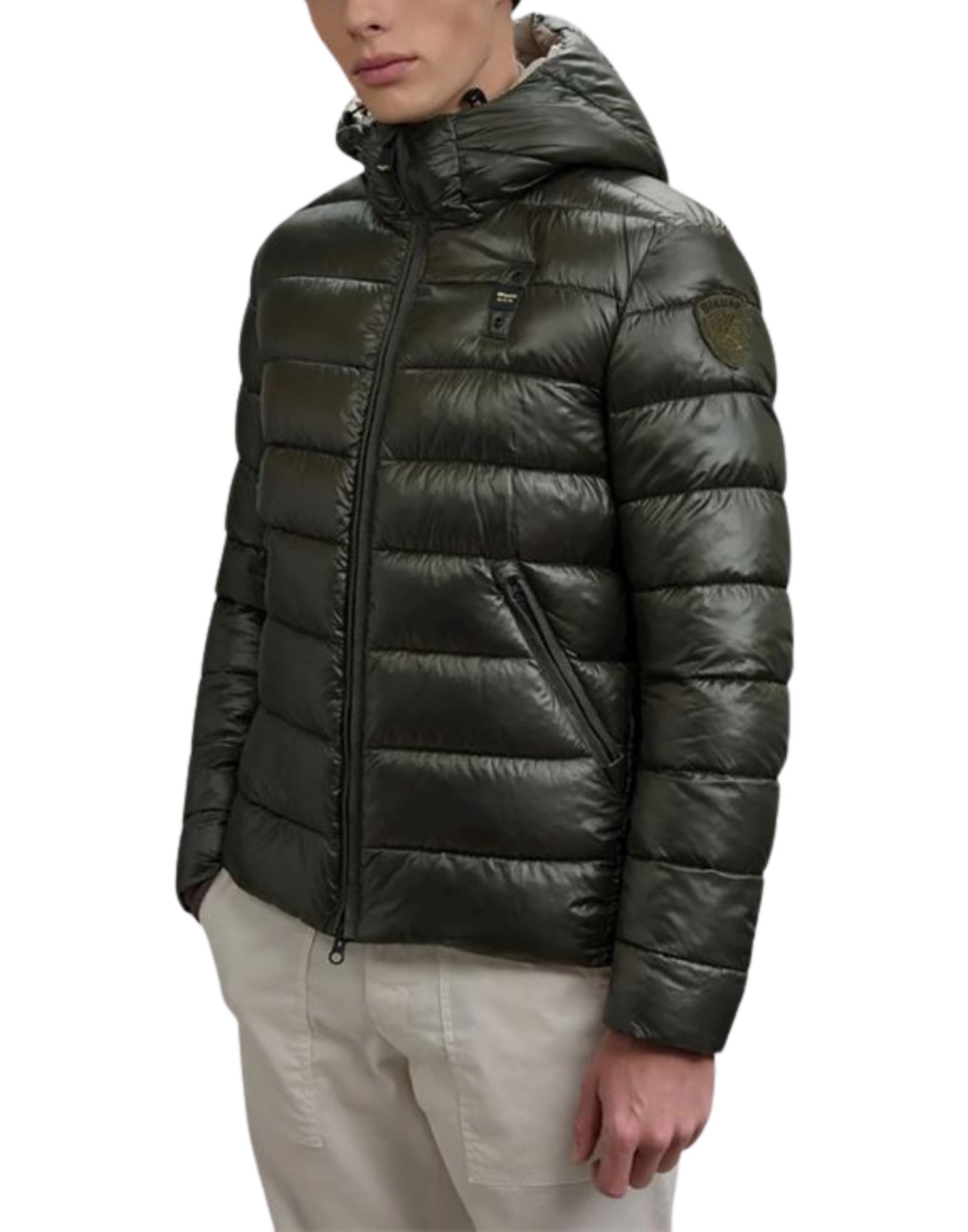 25BLUC02079 5958 978EI GREEN - Giacche - Blauer
