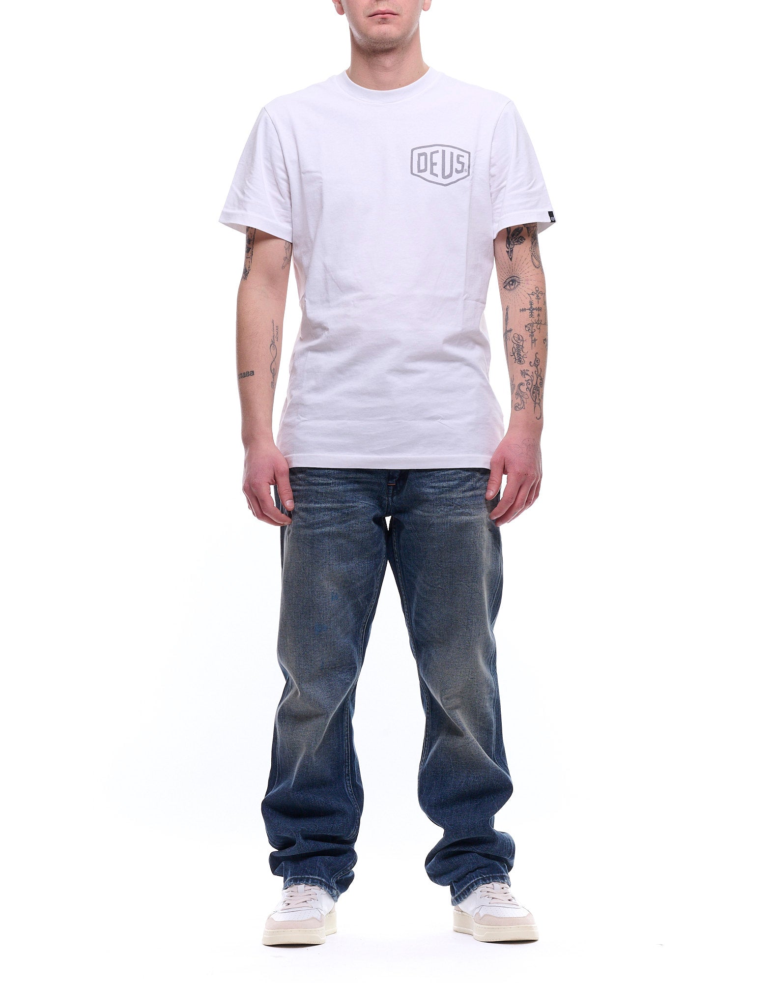 CRASH BLUE RELAXED DENIM JEANS - Jeans - -1 Nordic Denim