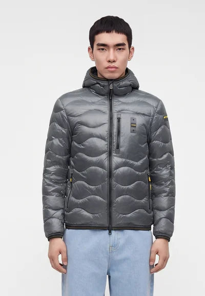 Wave Down Coat Rock Grey