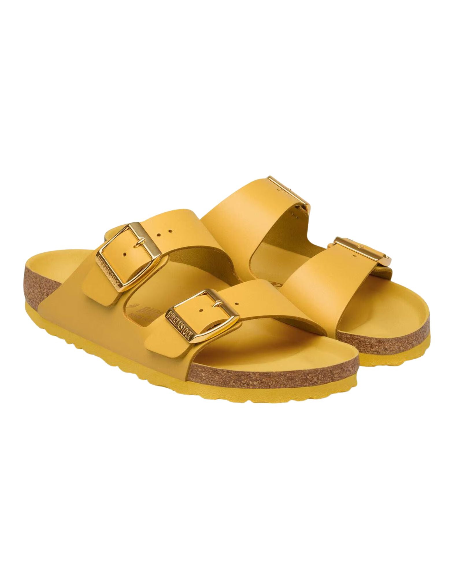 BIRKENSTOCK Sandales en cuir naturel Arizona en nouveau ocre habillé 1031745 AMALFI OCHER