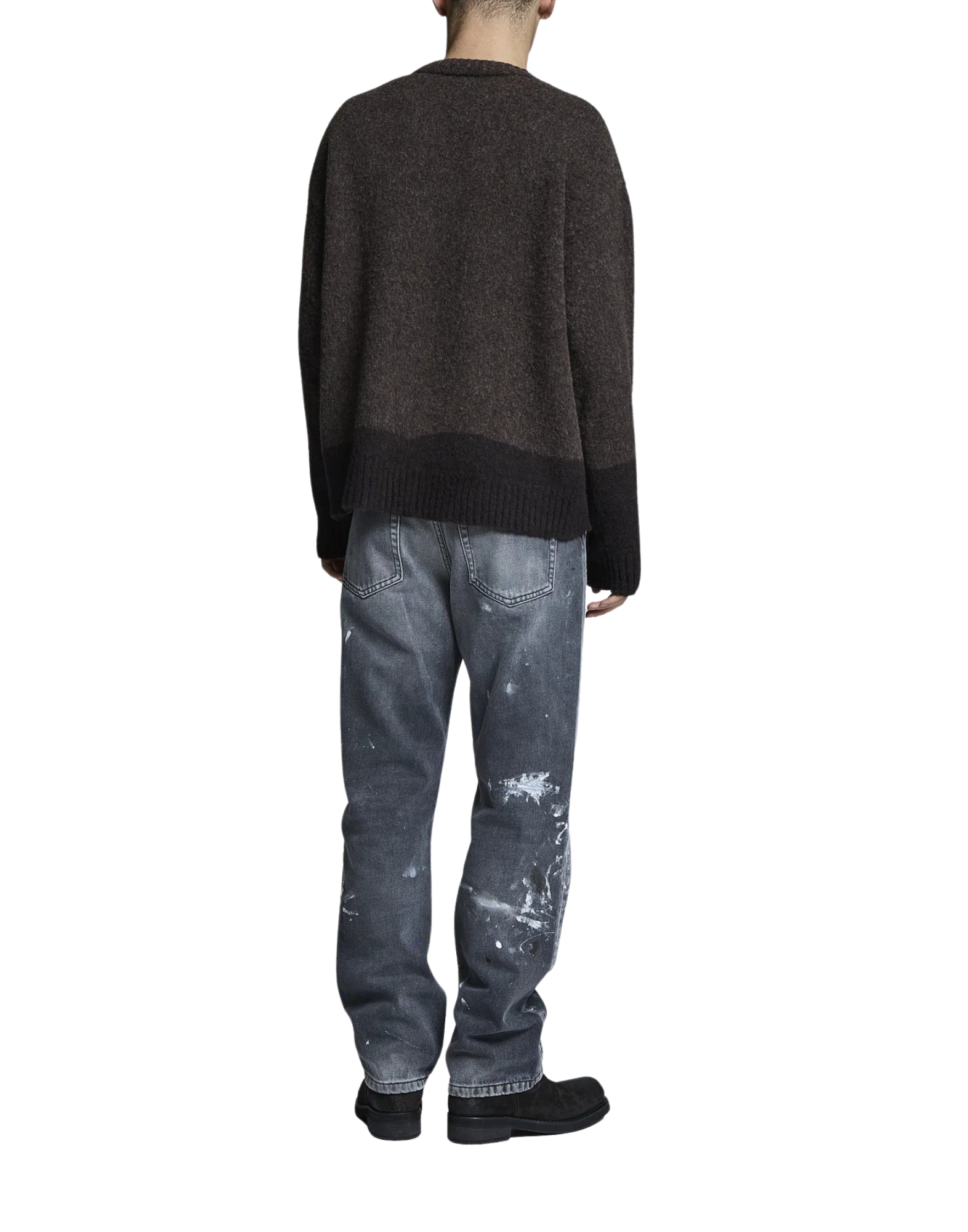 ASIA BROWN CREWNECK - Maglieria - PAURA