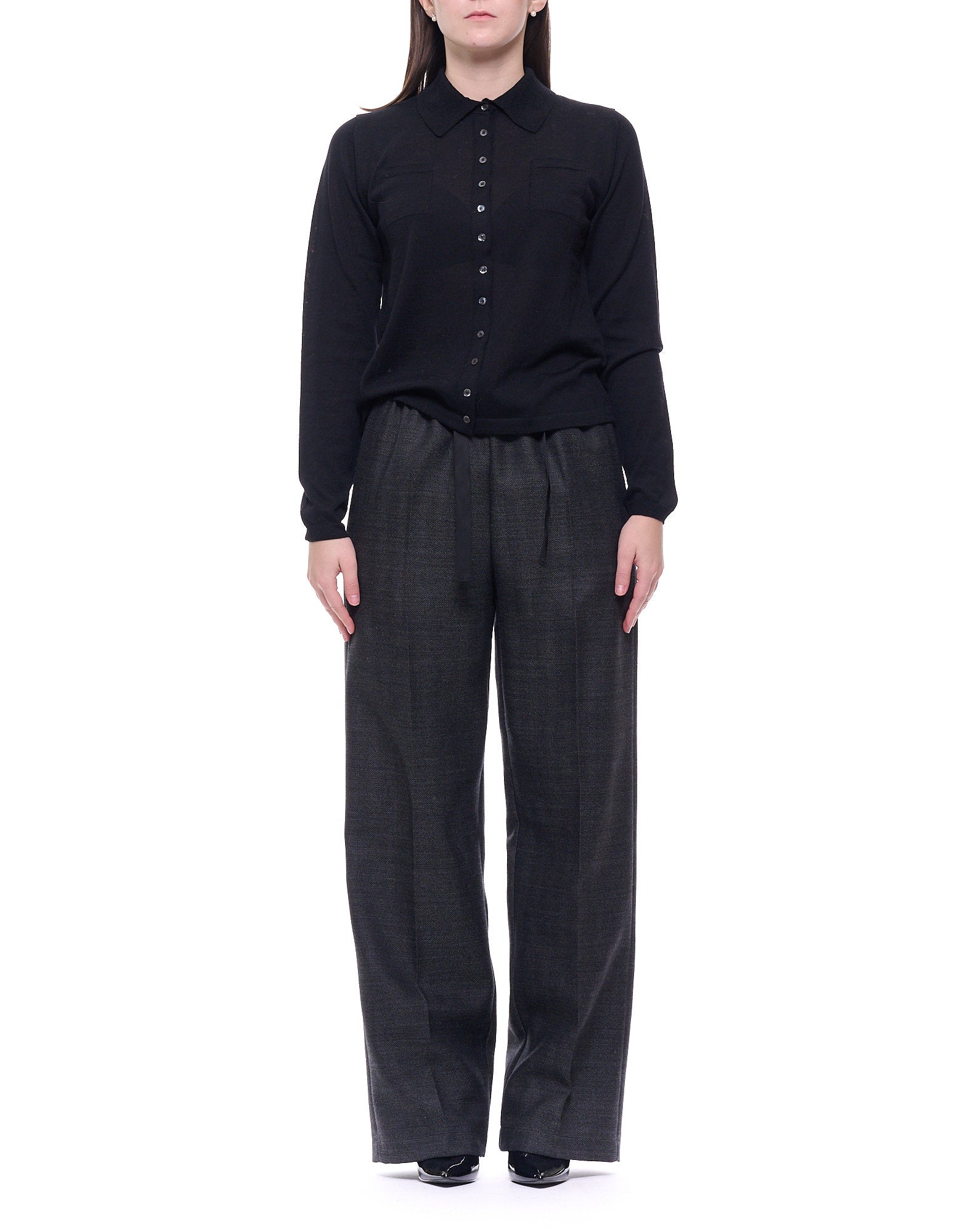 9061 200 BLACK SHIRT - Maglieria - Fabrizio del Carlo